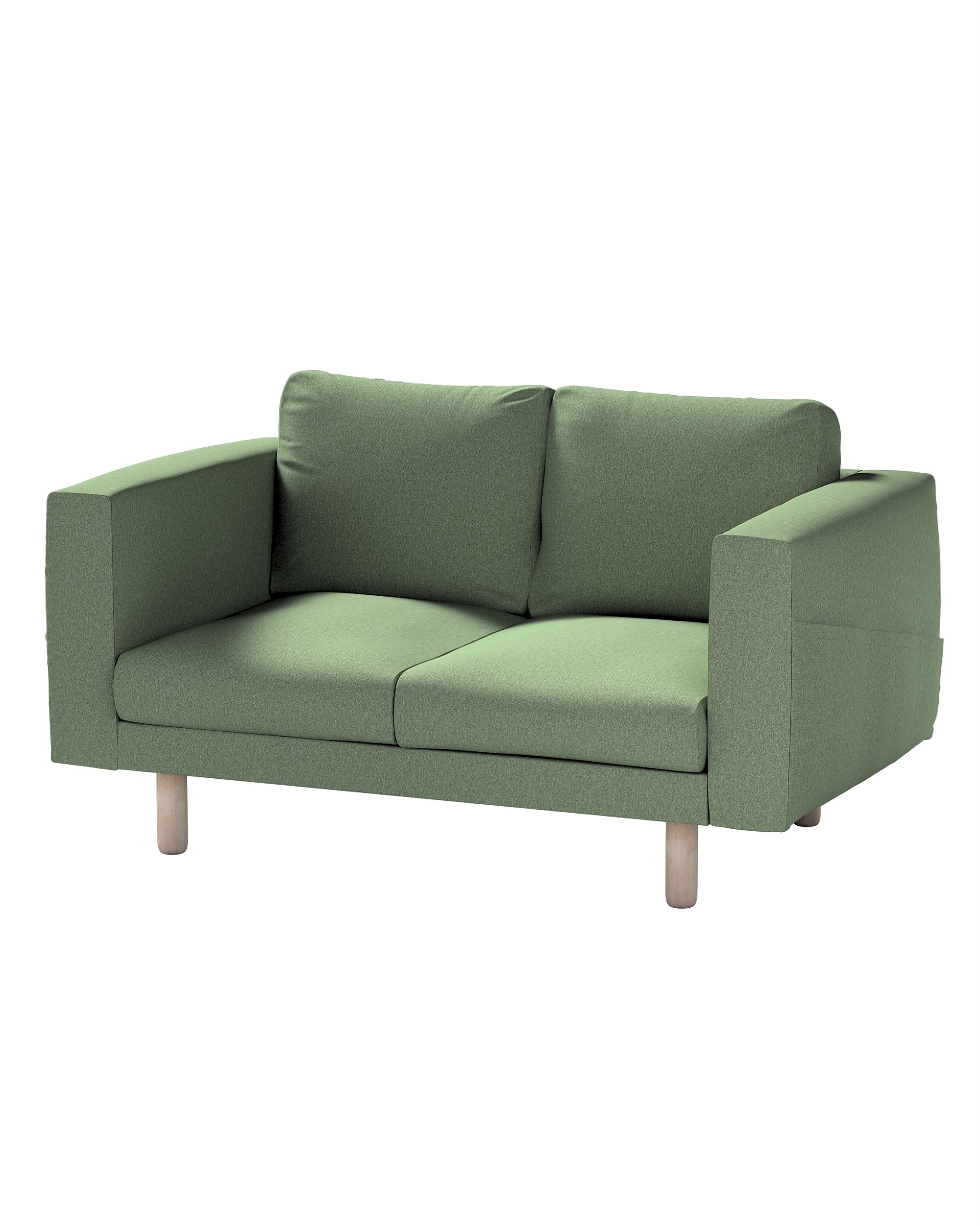 Bezug für Norsborg 2-Sitzer Sofa Farbe grün Stoff strukturiert