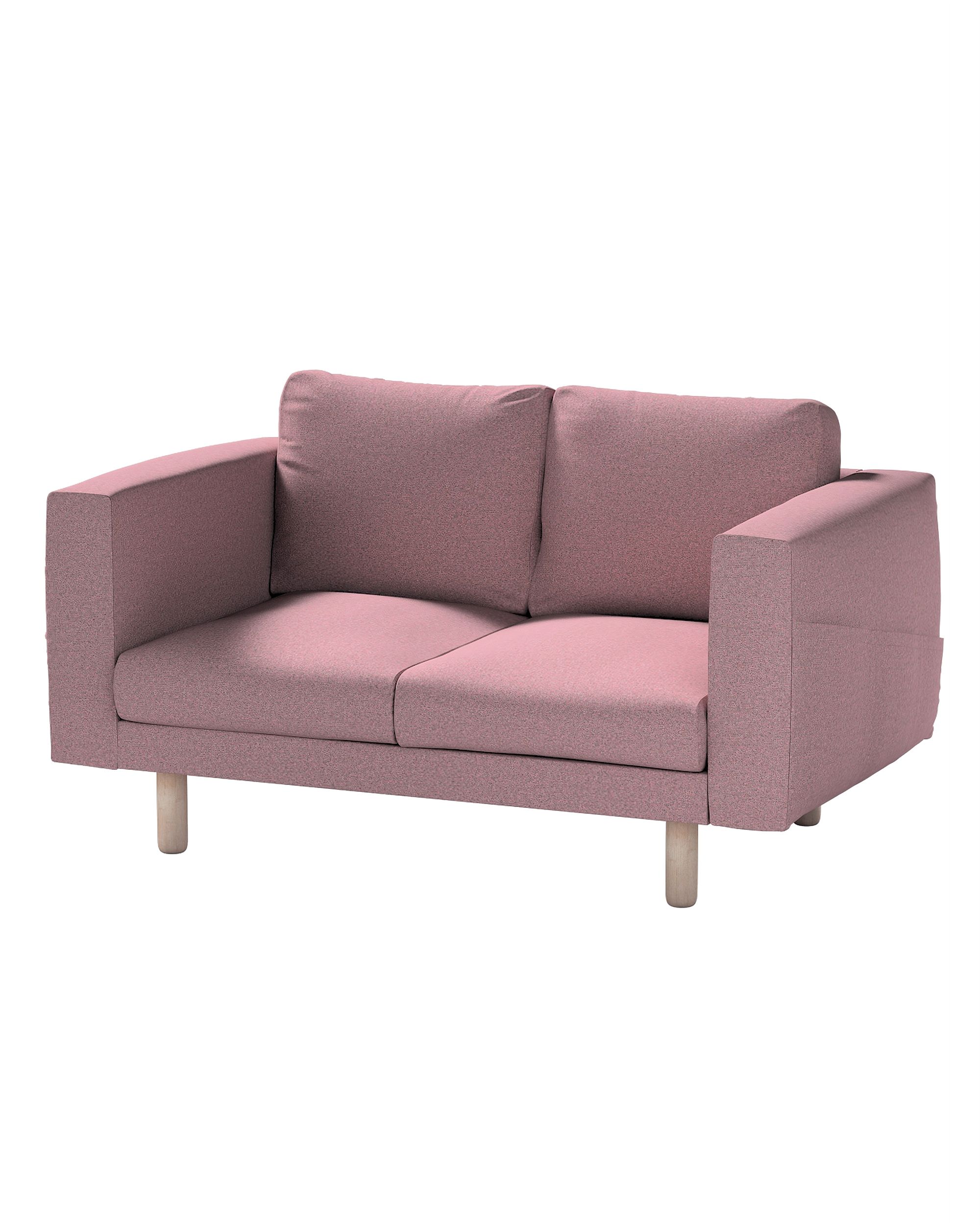 Bezug für Norsborg 2-Sitzer Sofa Farbe rosa Stoff strukturiert