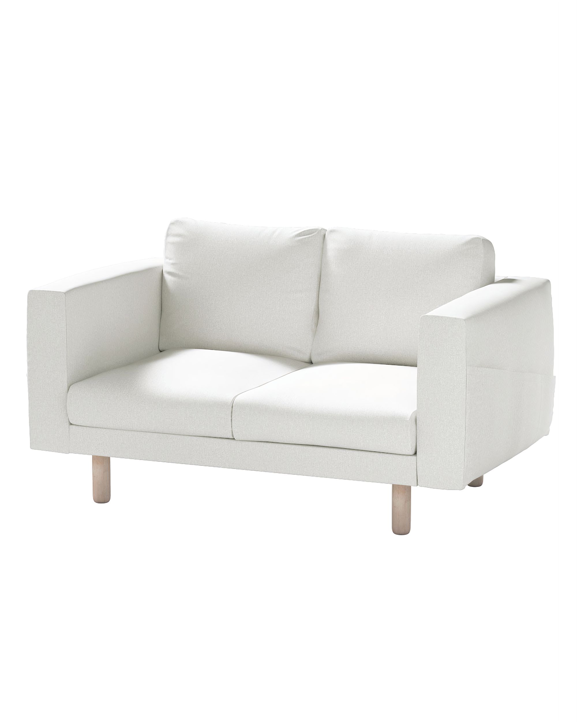 Bezug für Norsborg 2-Sitzer Sofa Farbe creme Stoff strukturiert