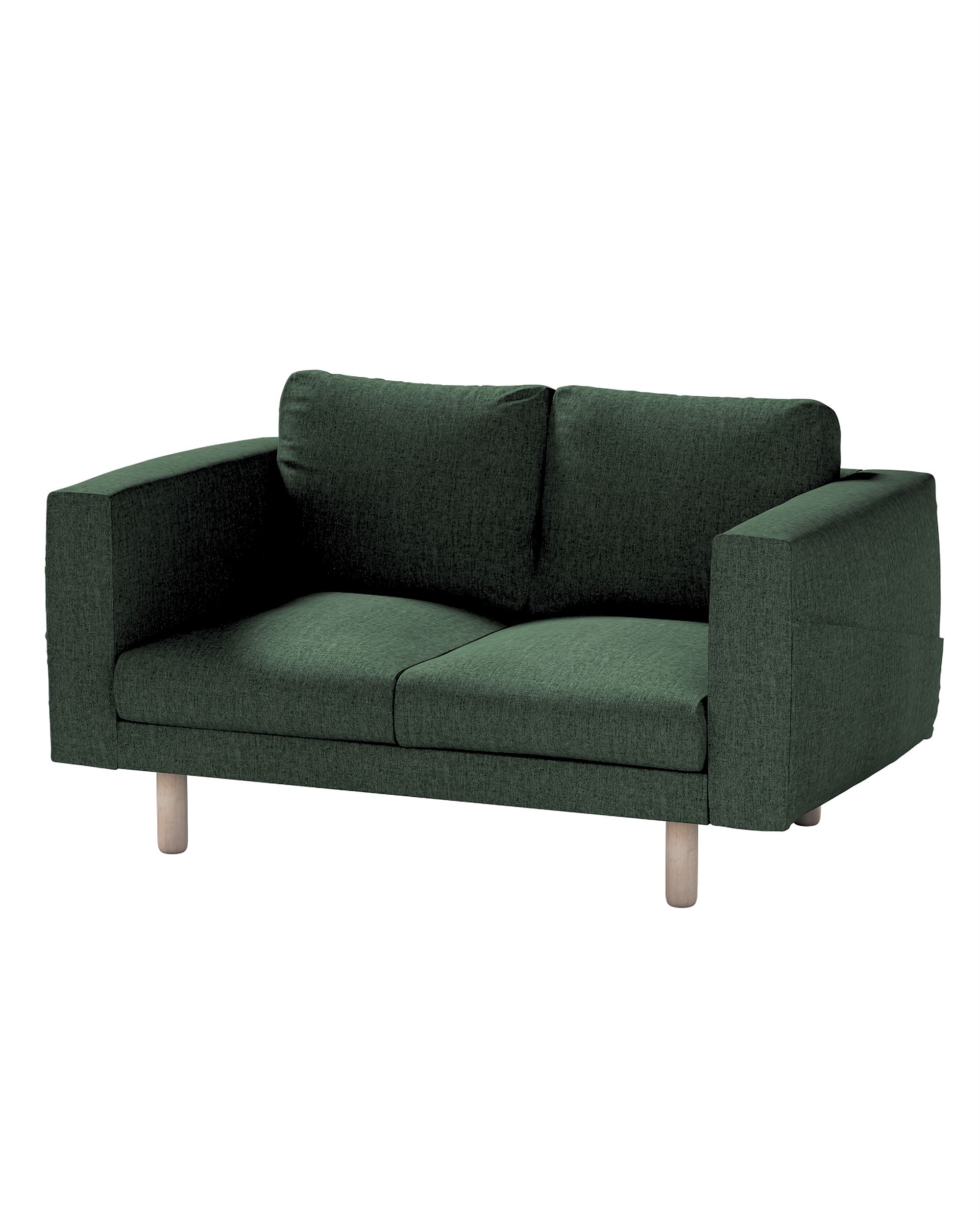 Bezug für Norsborg 2-Sitzer Sofa Farbe grün Stoff strukturiert