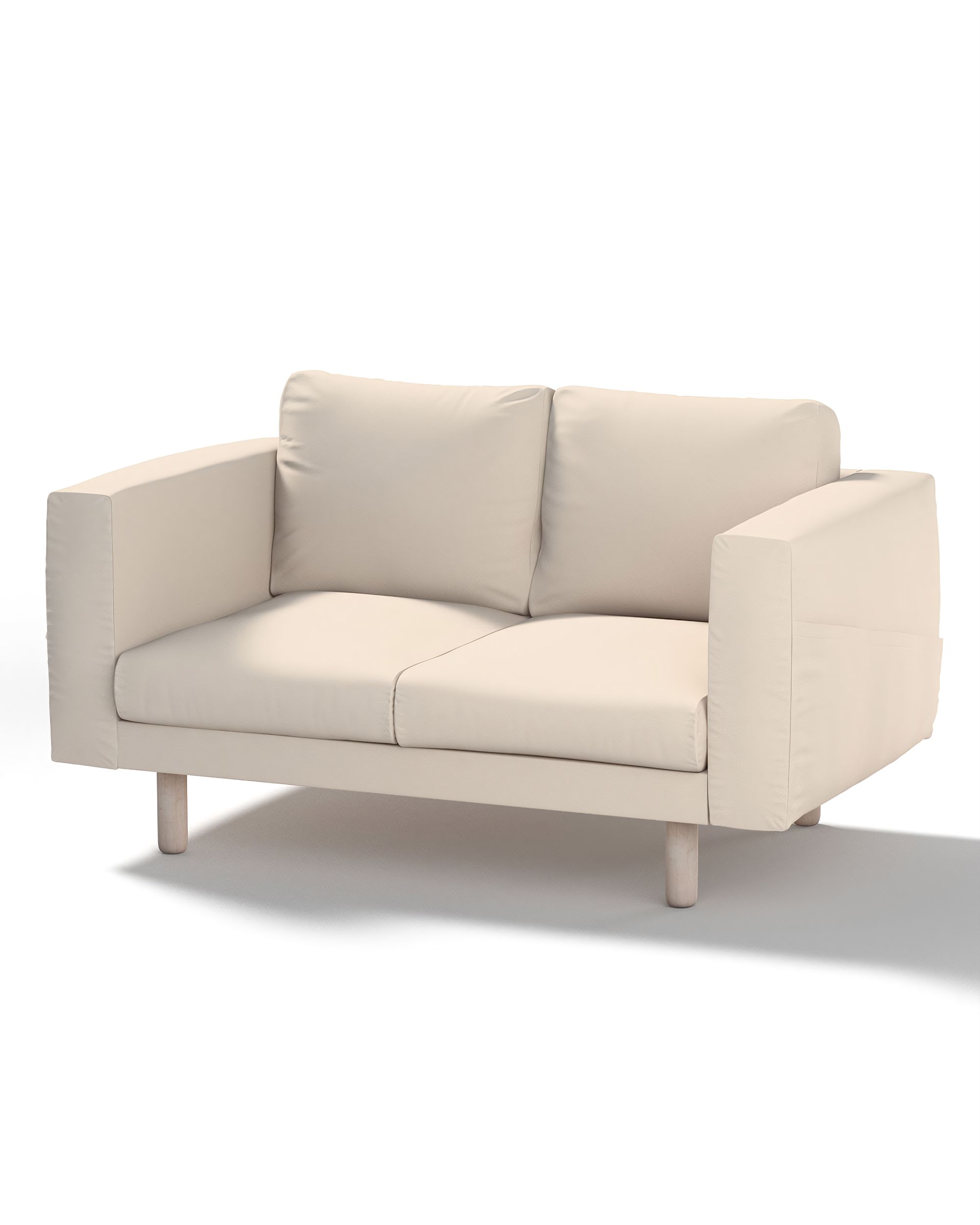 Bezug für Norsborg 2-Sitzer Sofa Farbe beige Stoff strukturiert