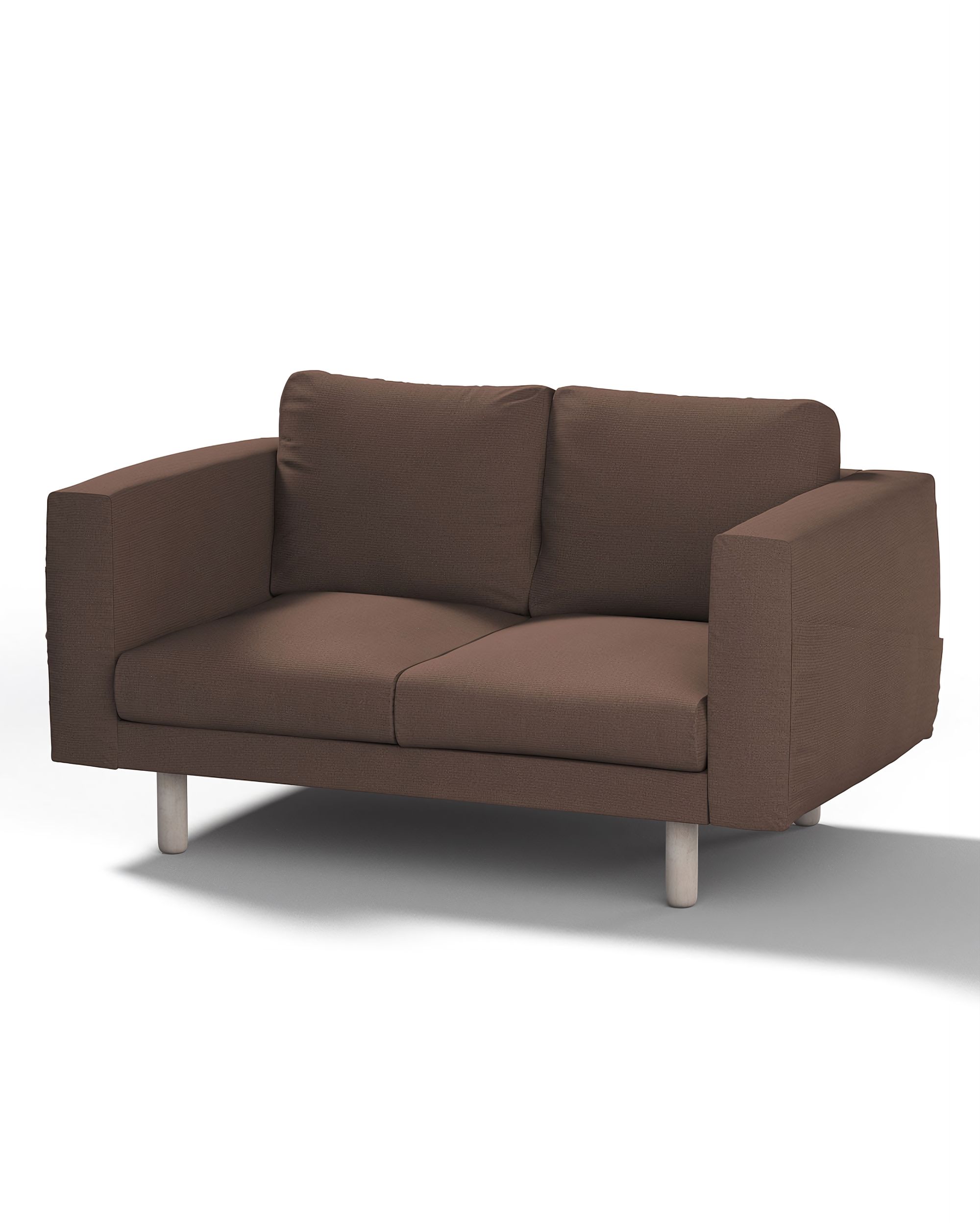 Bezug für Norsborg 2-Sitzer Sofa Farbe braun Stoff strukturiert