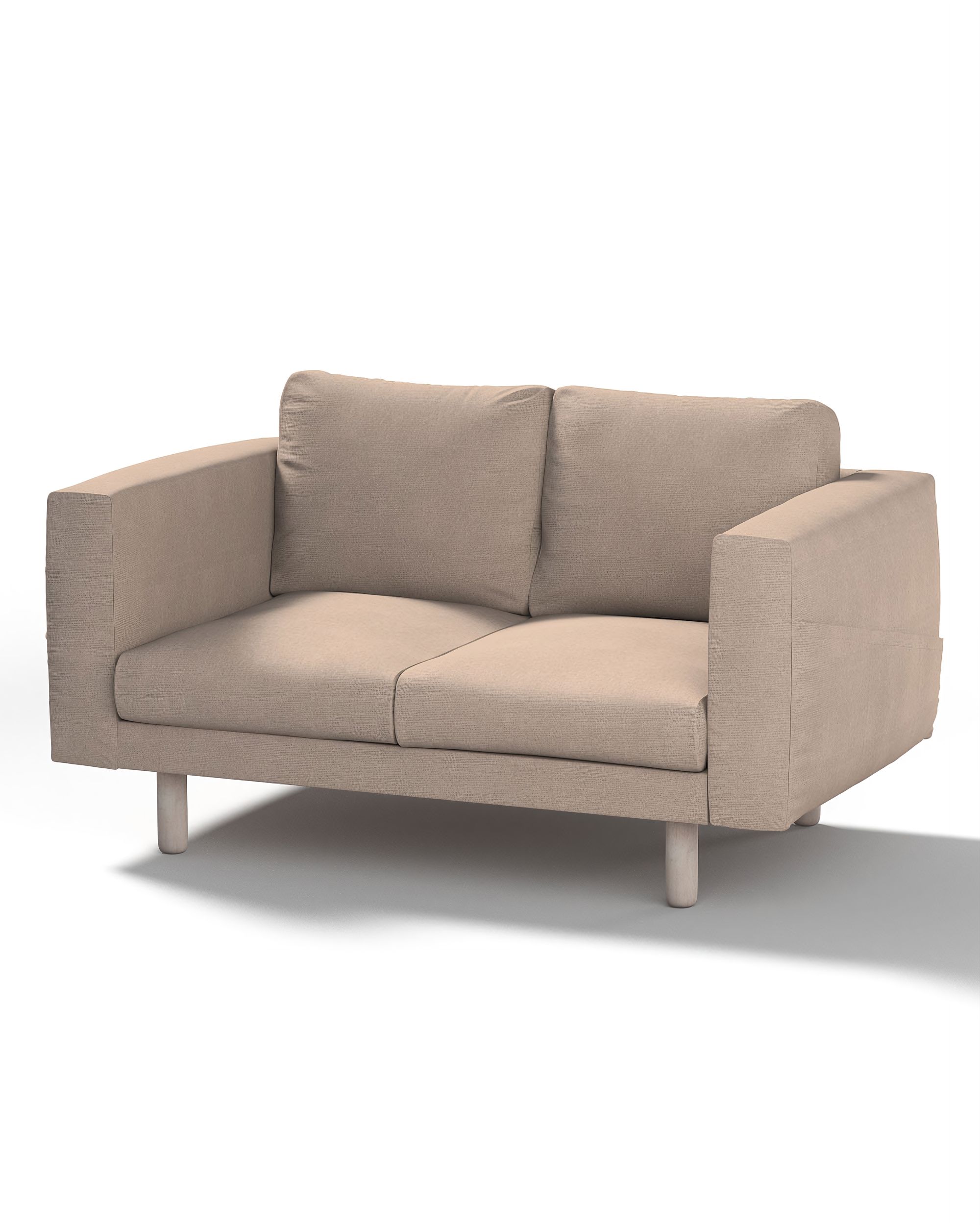 Bezug für Norsborg 2-Sitzer Sofa Farbe beige Stoff strukturiert