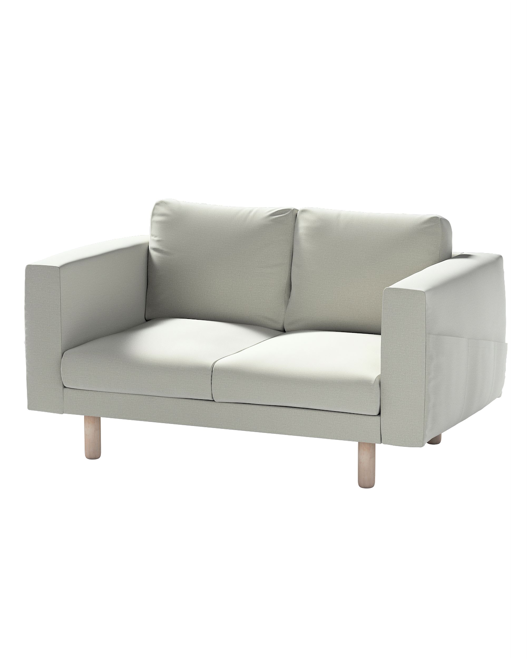 Bezug für Norsborg 2-Sitzer Sofa Farbe grün Stoff samt