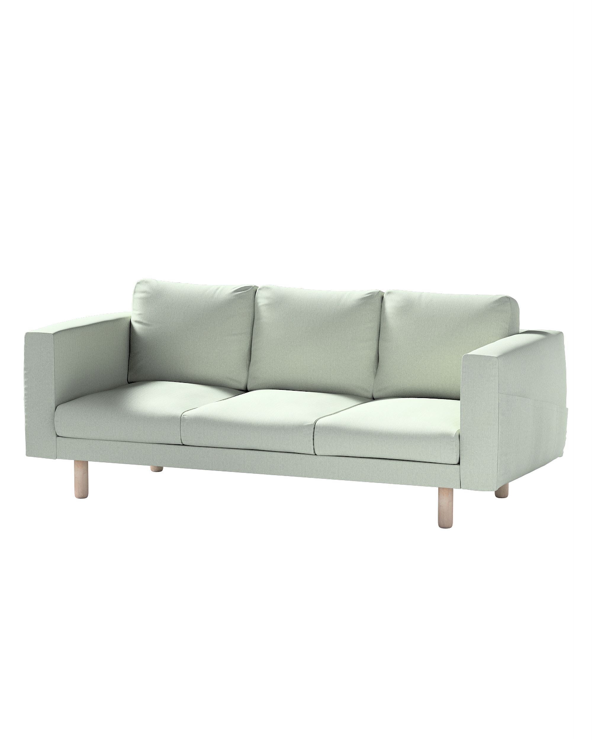 Bezug für Norsborg 3-Sitzer Sofa Farbe blau Stoff strukturiert