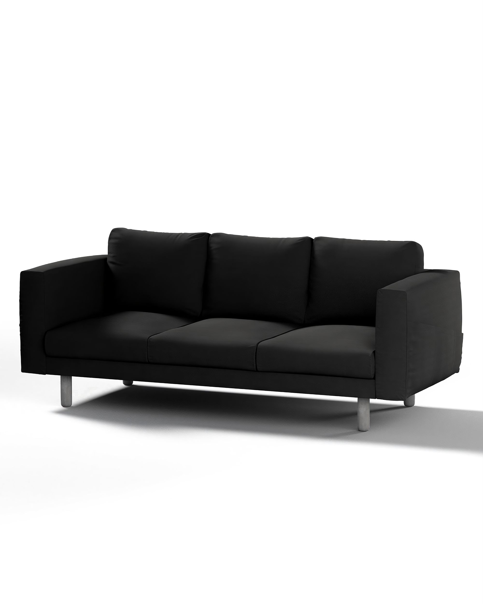 Bezug für Norsborg 3-Sitzer Sofa Farbe grau