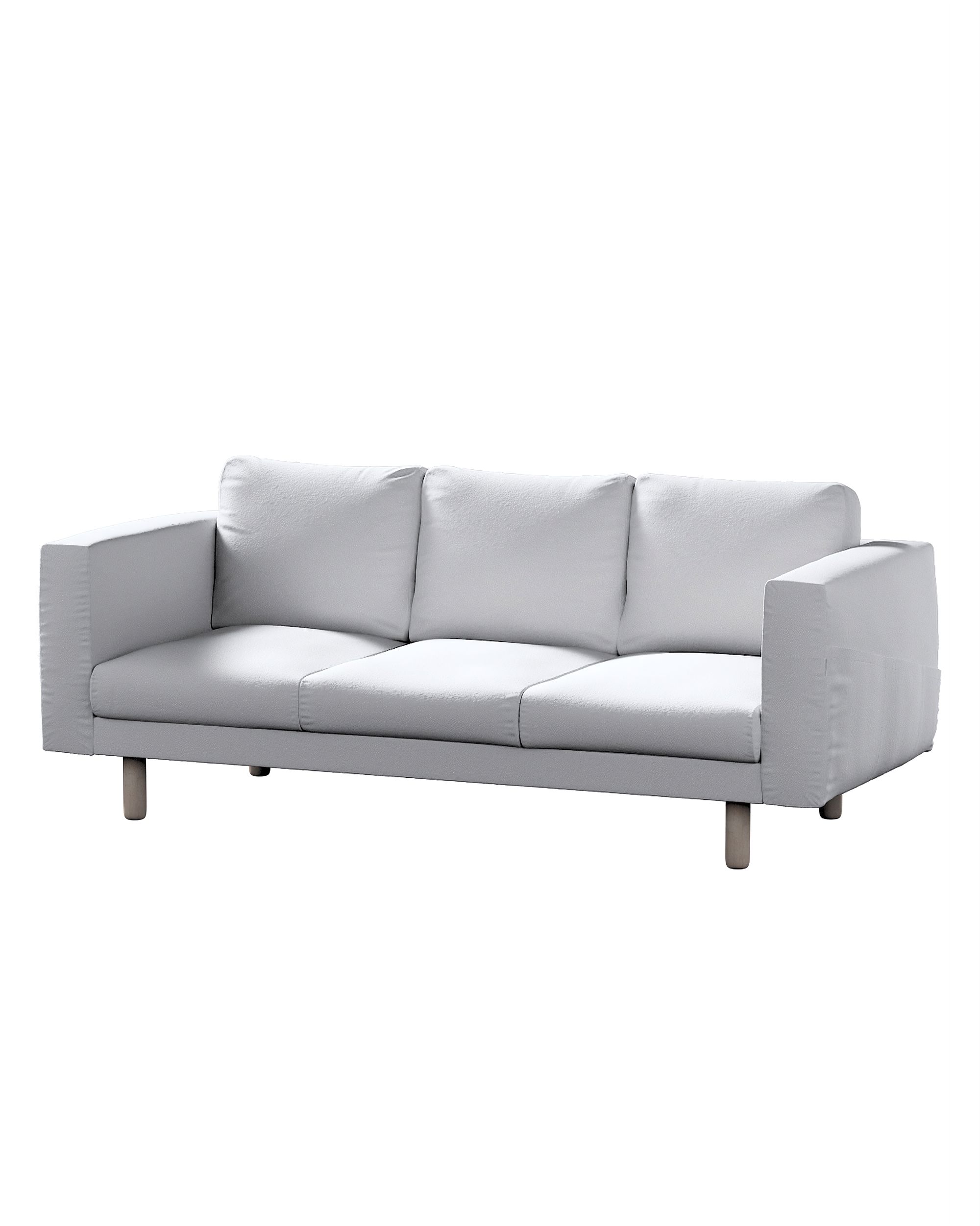 Bezug für Norsborg 3-Sitzer Sofa Farbe weiß Stoff strukturiert