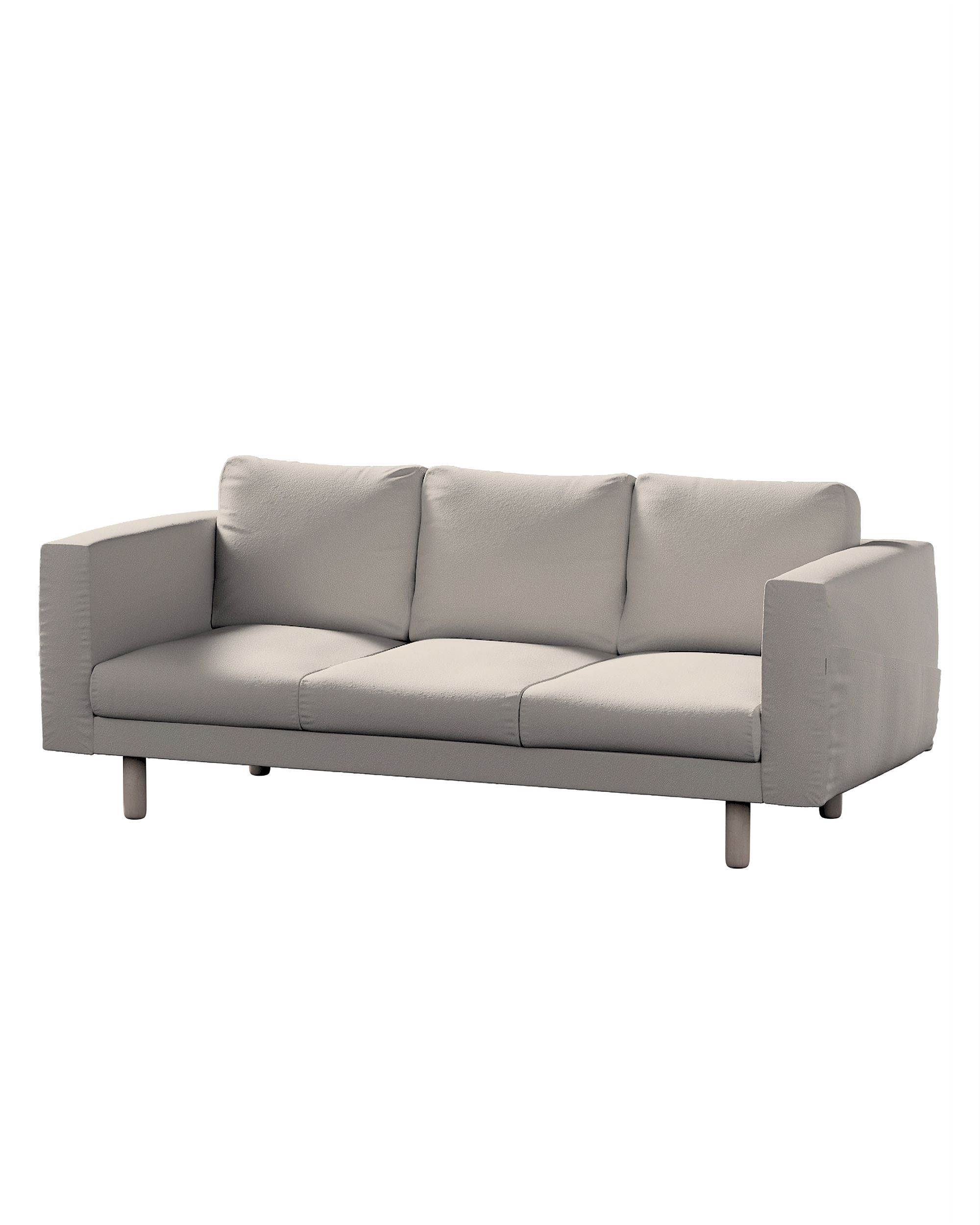 Bezug für Norsborg 3-Sitzer Sofa Farbe beige Stoff strukturiert
