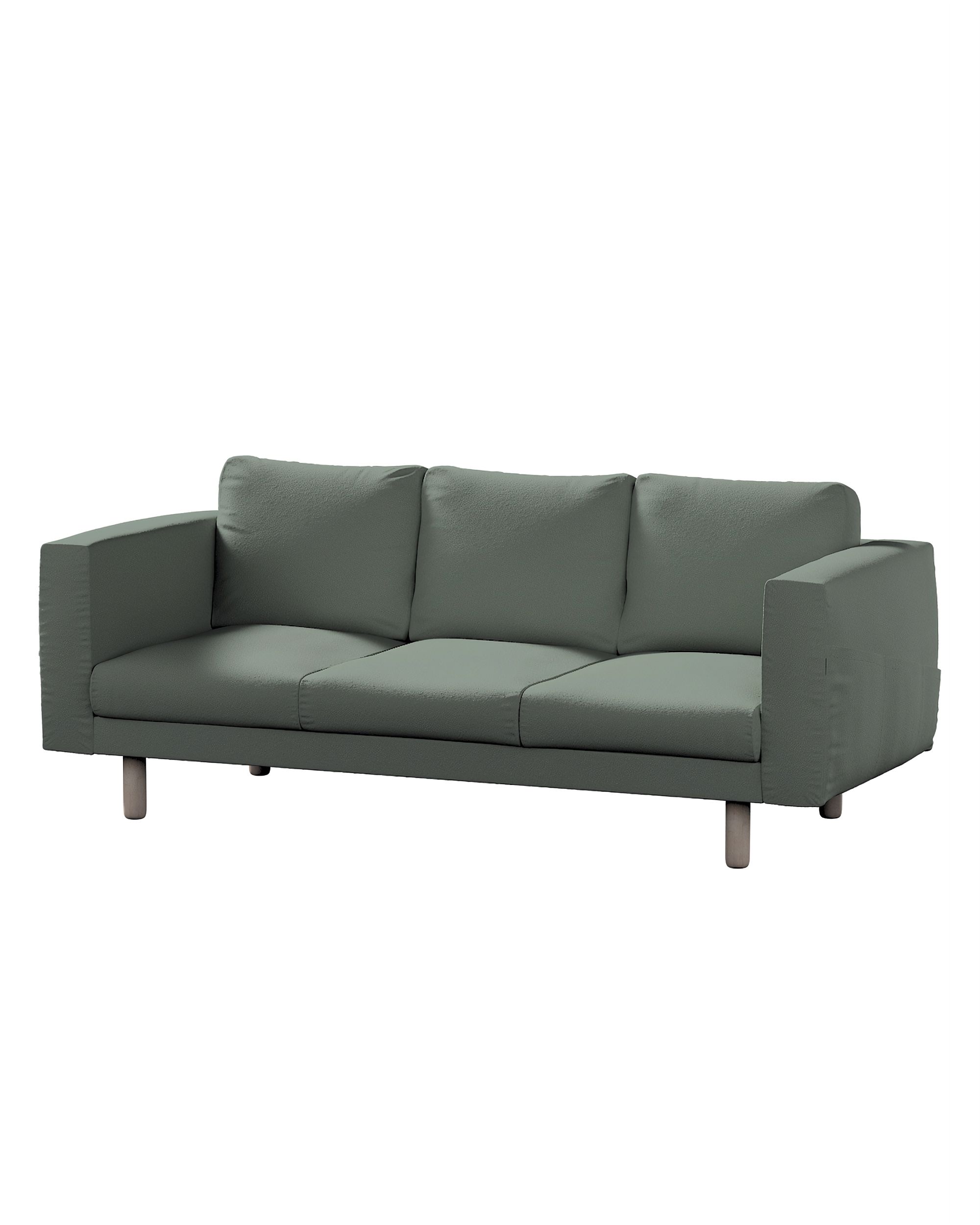 Bezug für Norsborg 3-Sitzer Sofa Farbe grün Stoff strukturiert