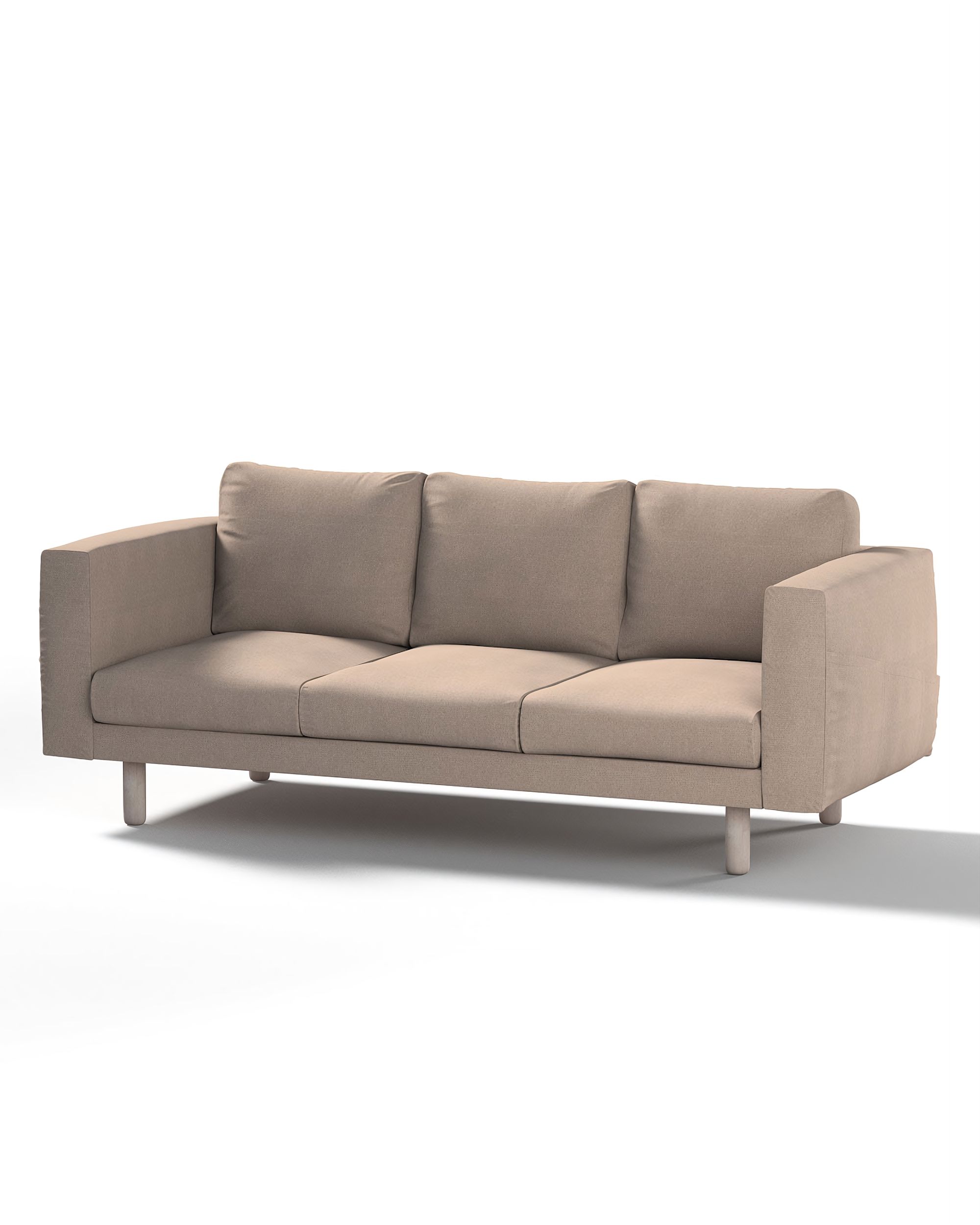 Bezug für Norsborg 3-Sitzer Sofa Farbe beige Stoff strukturiert