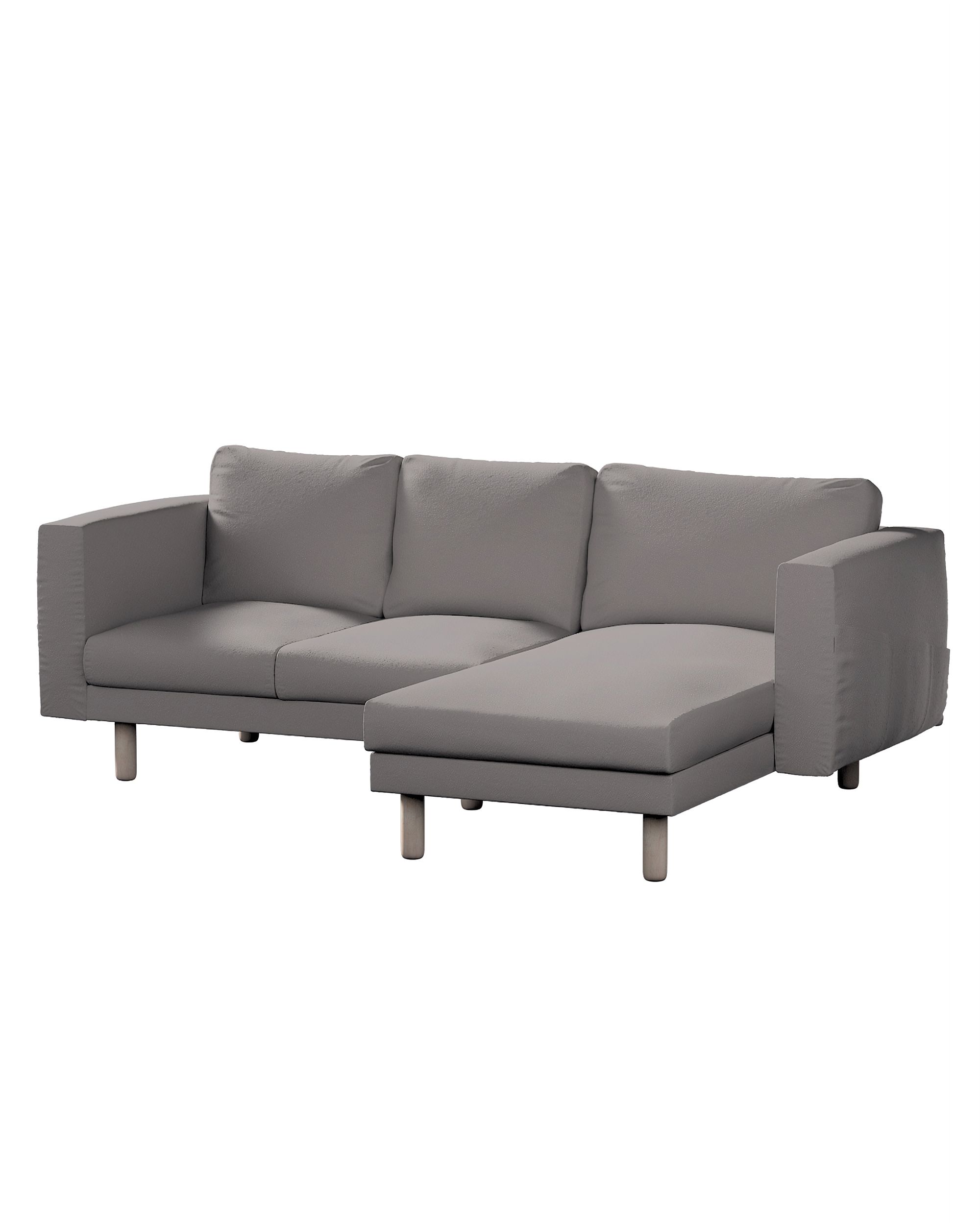 Bezug für Norsborg 3-Sitzer Sofa mit Recamiere Farbe beige Stoff strukturiert