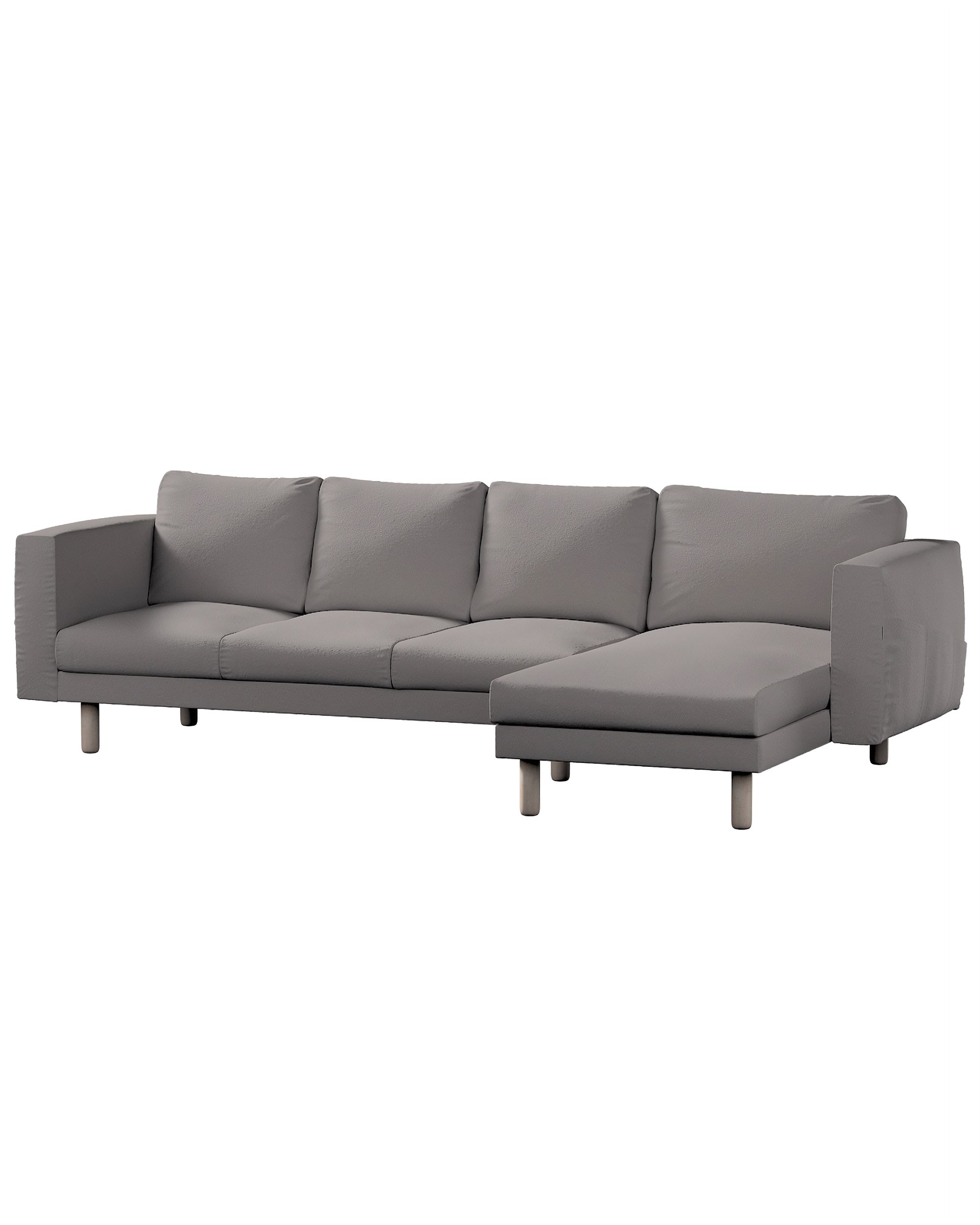 Bezug für Norsborg 4-Sitzer Sofa mit Recamiere Farbe beige Stoff strukturiert