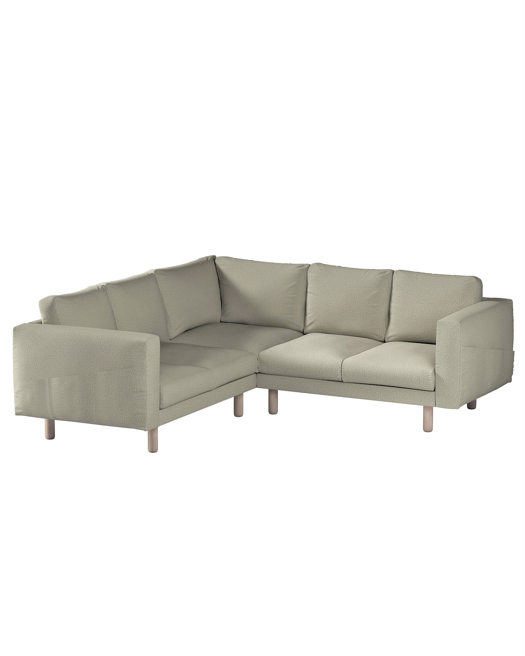 Bezug für Norsborg 4-Sitzer Ecksofa Farbe beige Stoff strukturiert