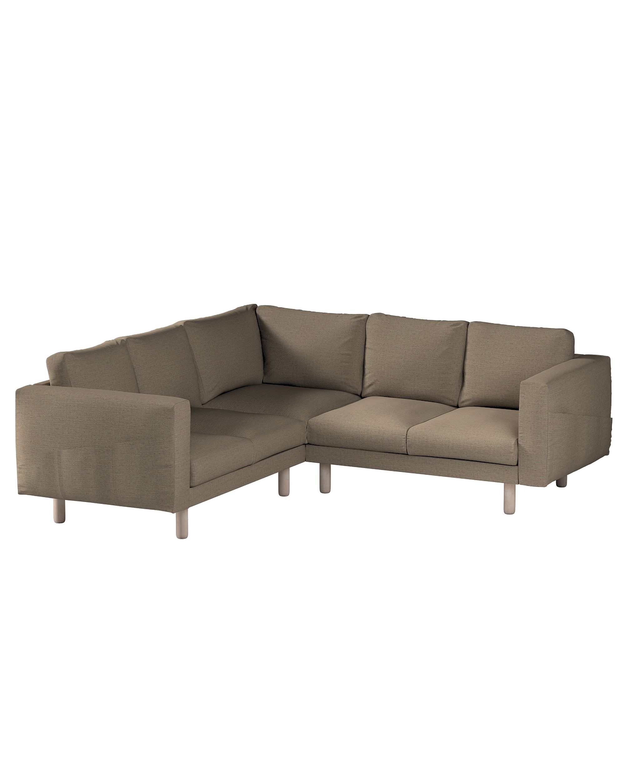 Bezug für Norsborg 4-Sitzer Ecksofa Farbe beige Stoff strukturiert
