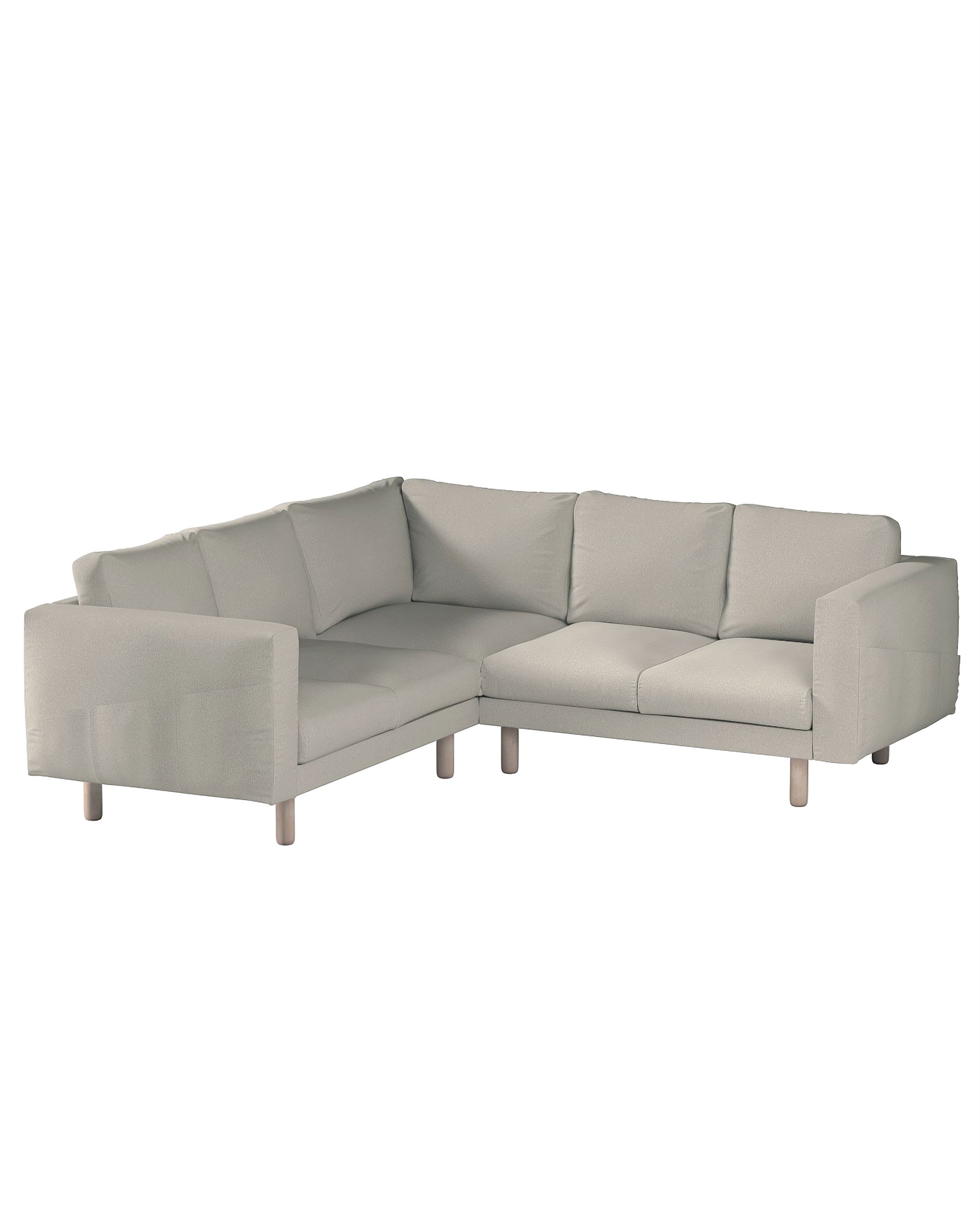 Bezug für Norsborg 4-Sitzer Ecksofa Farbe beige Stoff strukturiert