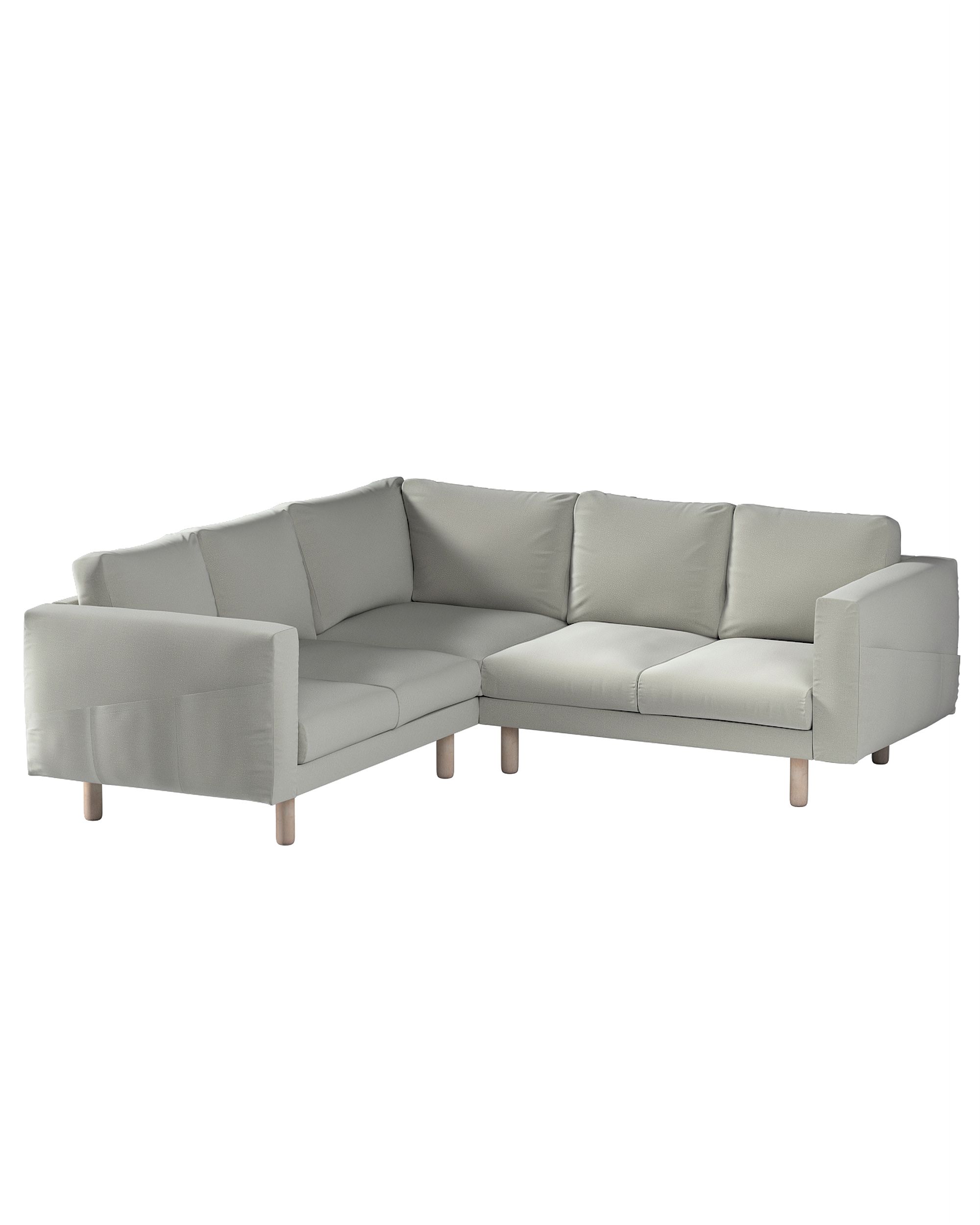 Bezug für Norsborg 4-Sitzer Ecksofa Farbe grün Stoff samt