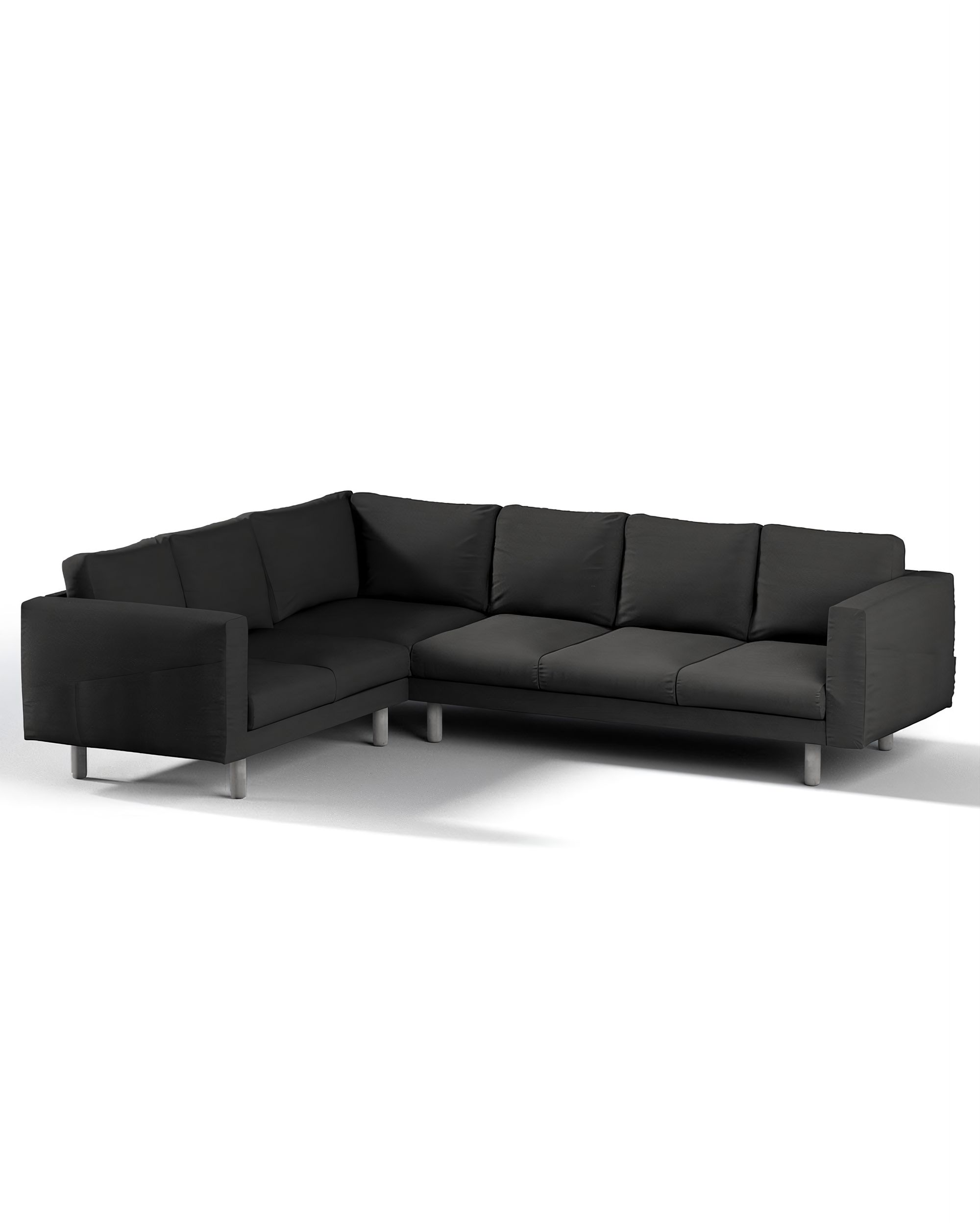 Bezug für Norsborg 5-Sitzer Ecksofa Farbe grau