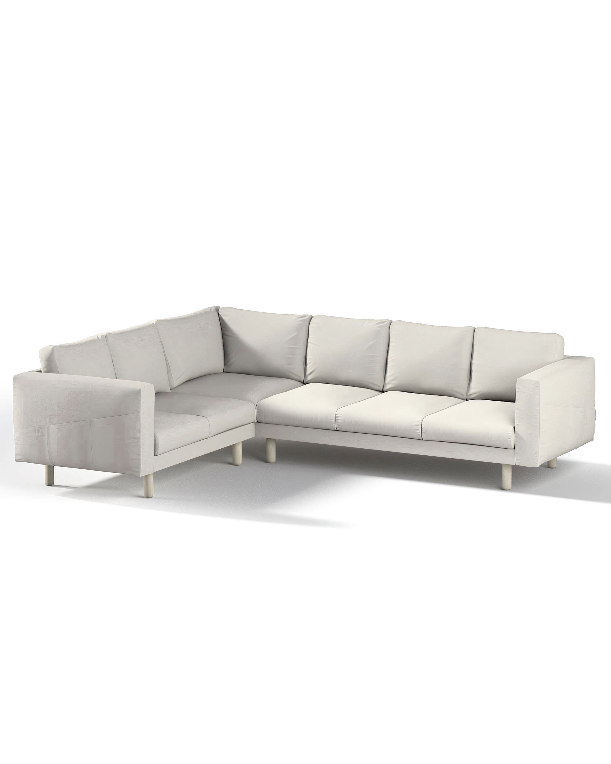 Bezug für Norsborg 5-Sitzer Ecksofa Farbe grau