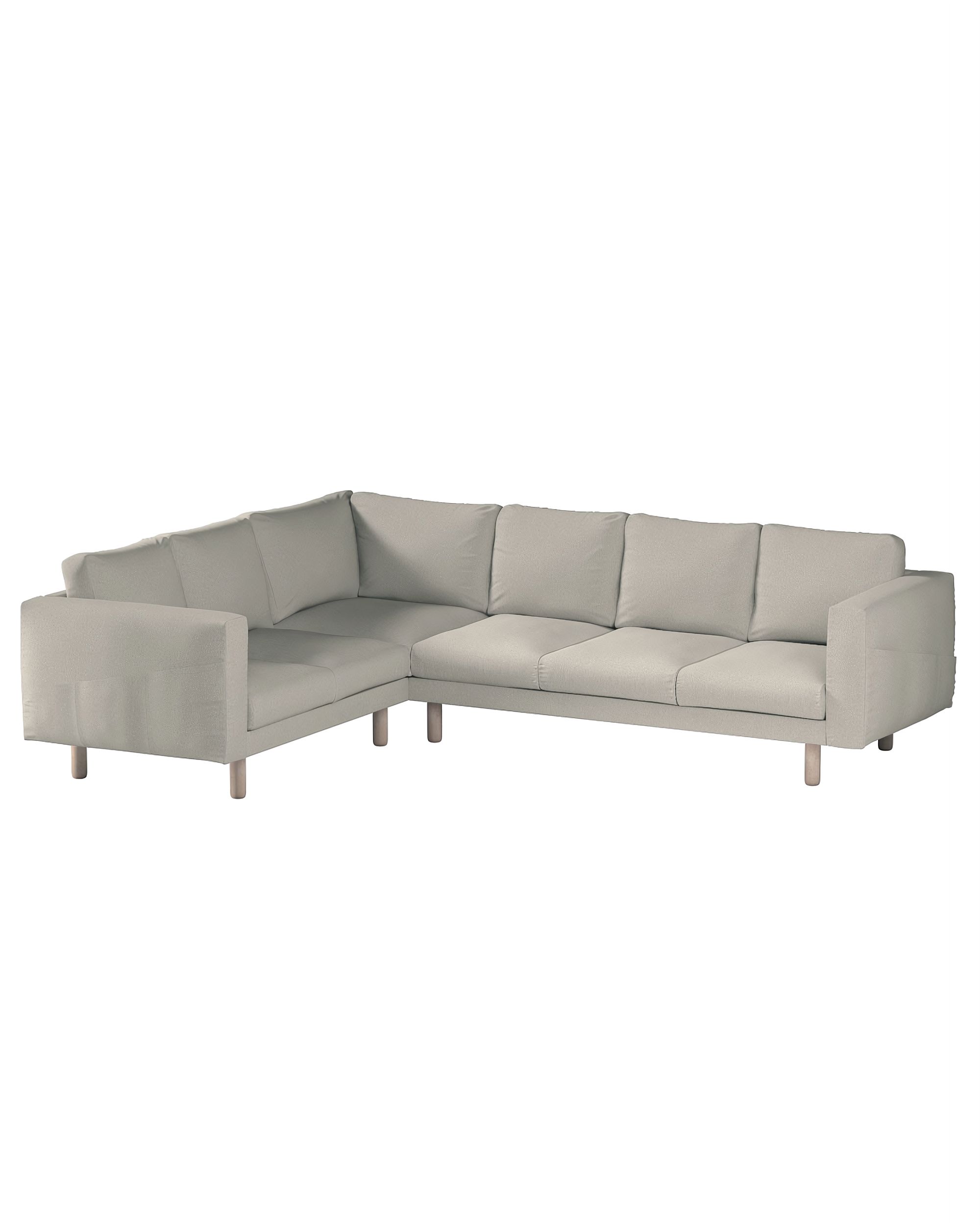 Bezug für Norsborg 5-Sitzer Ecksofa Farbe beige Stoff strukturiert