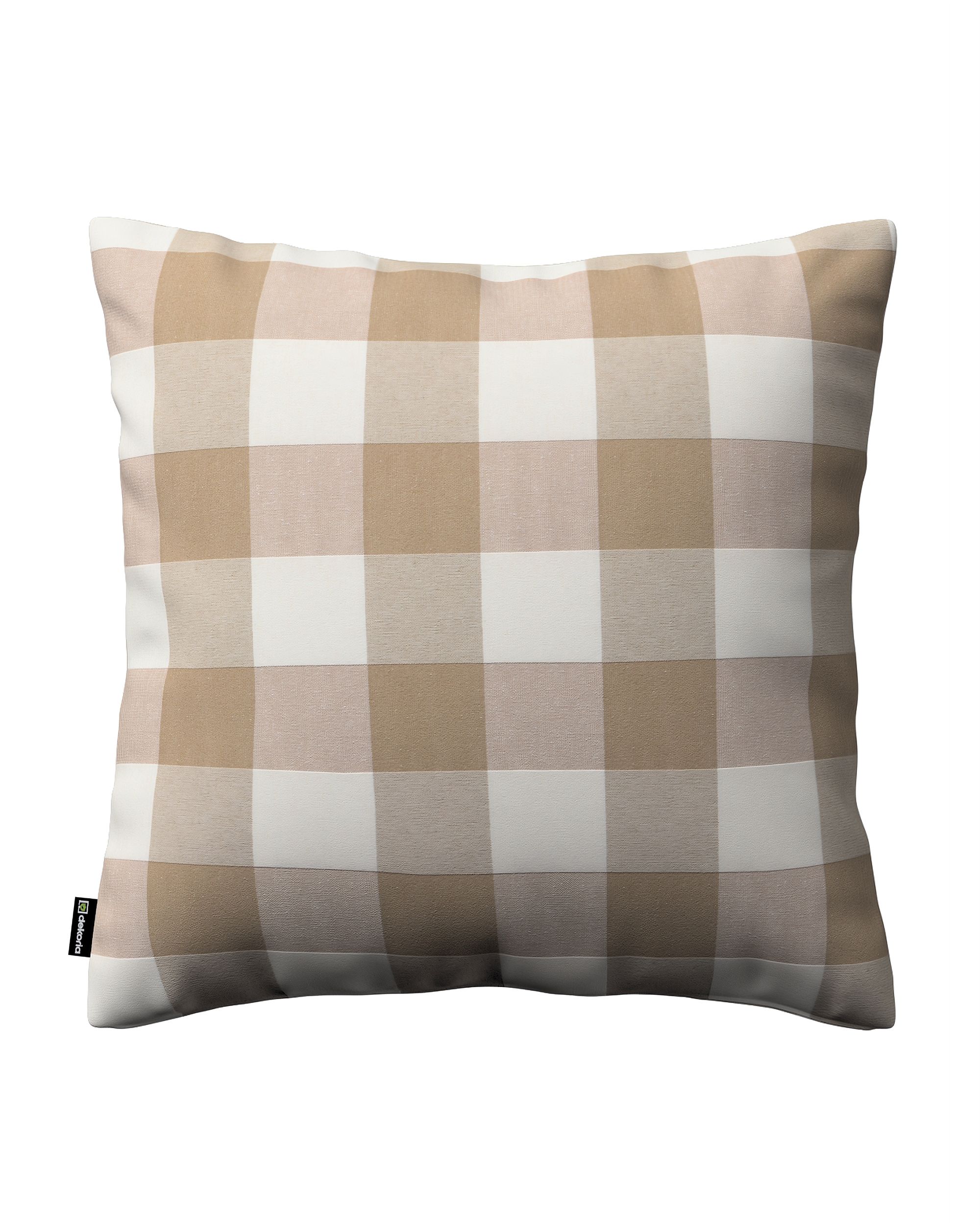 Kissenhülle Mia Farbe beige Stoff gemustert