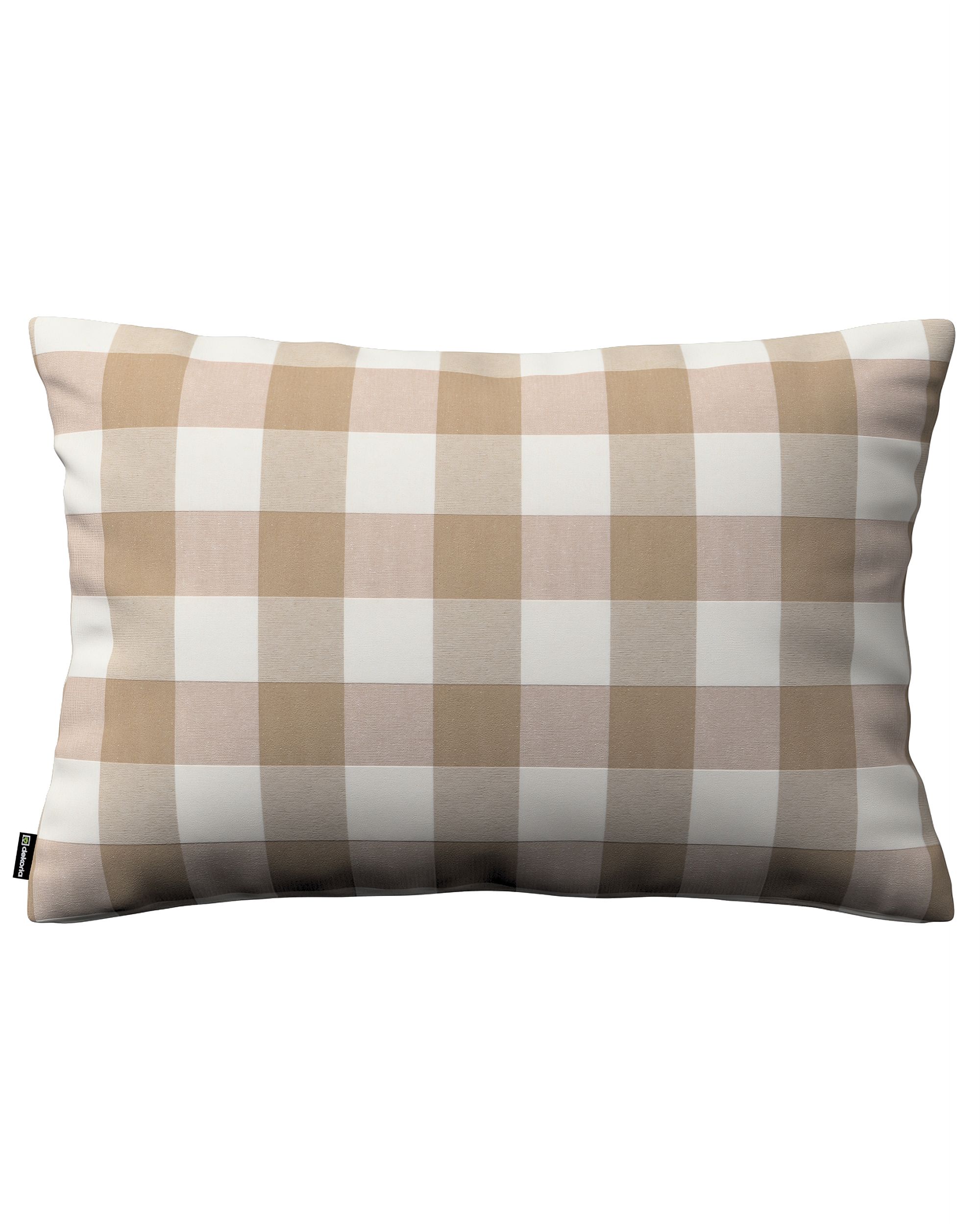 Kissenhülle Mia rechteckig Farbe beige Stoff gemustert