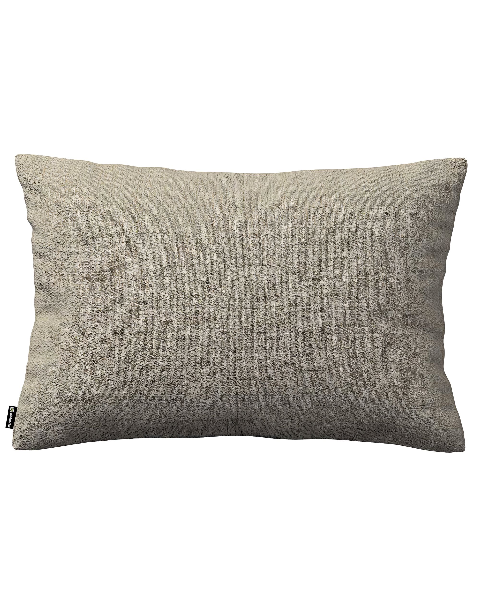 Kissenhülle Mia rechteckig Farbe beige Stoff halbtransparent, glänzend, strukturiert