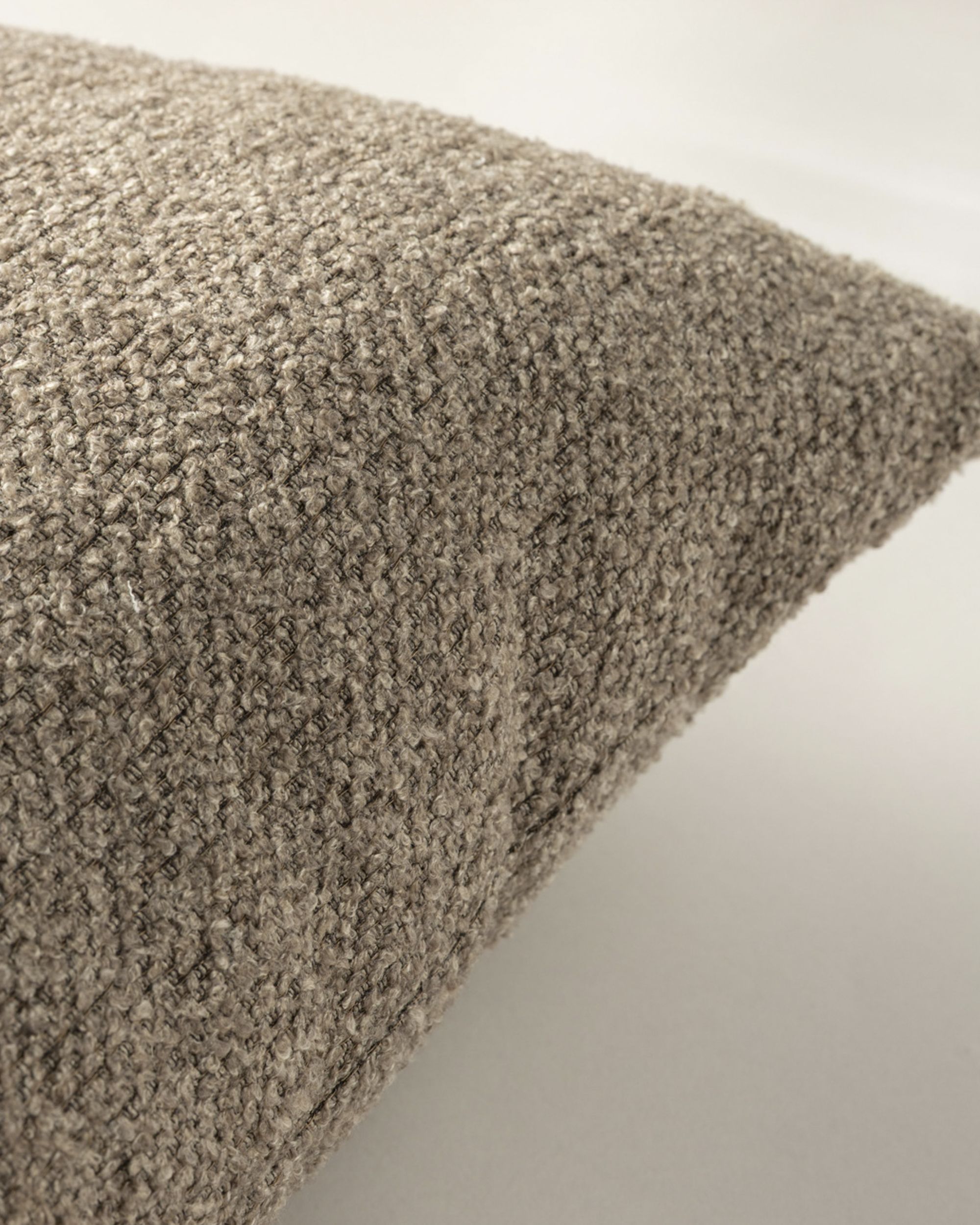 Kissenhülle Mia rechteckig Farbe beige Stoff strukturiert