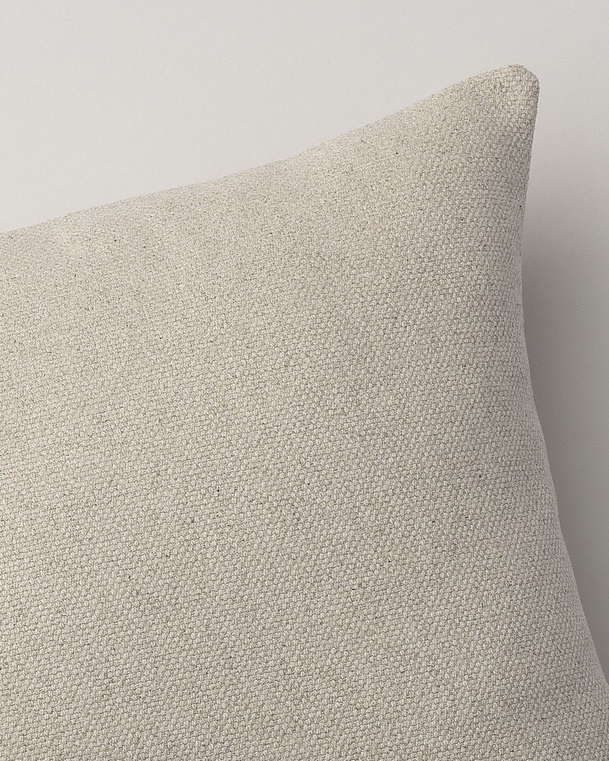 Kissenhülle Mia rechteckig Farbe beige Stoff strukturiert