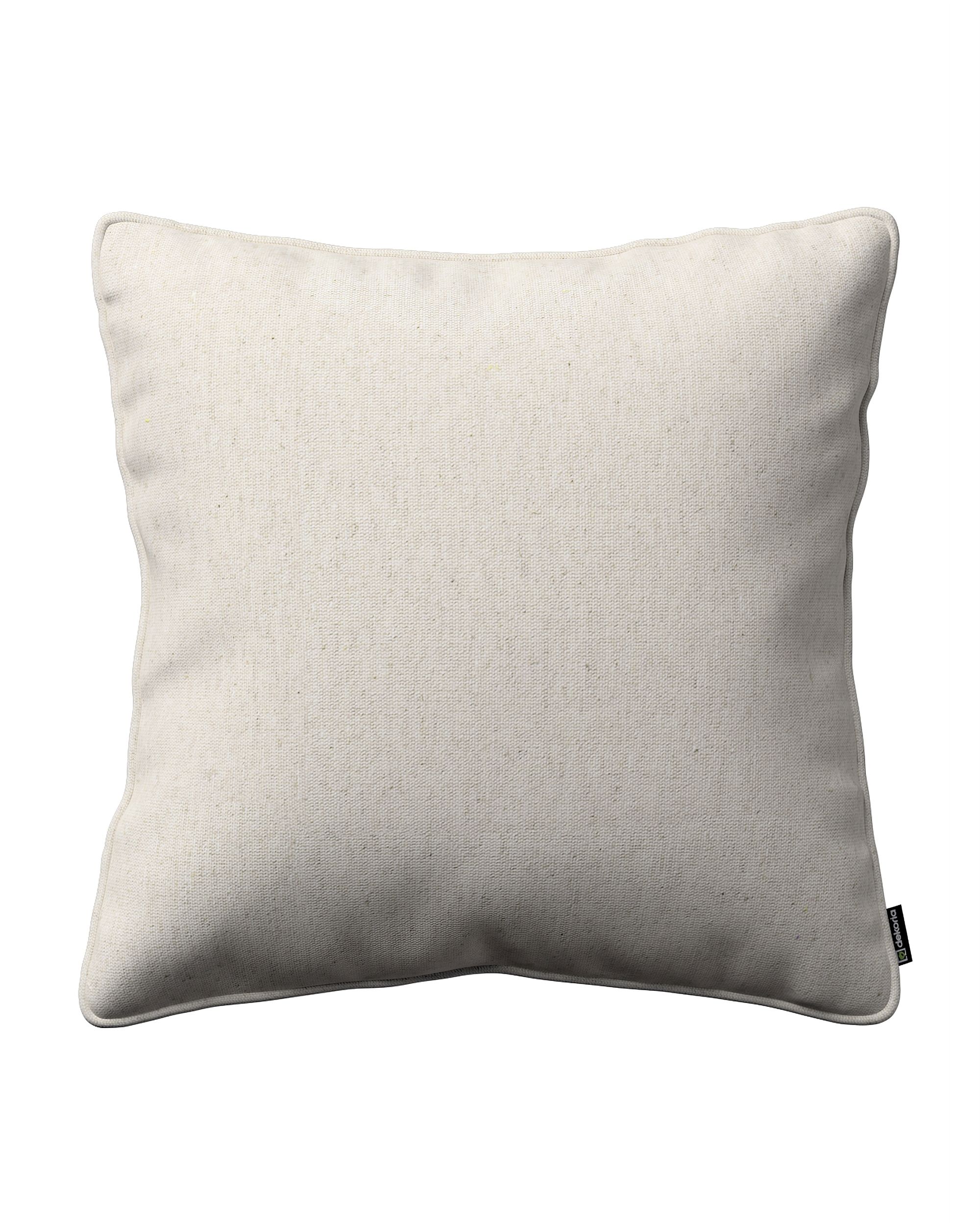 Kissenhülle Gabi mit Paspel Farbe beige