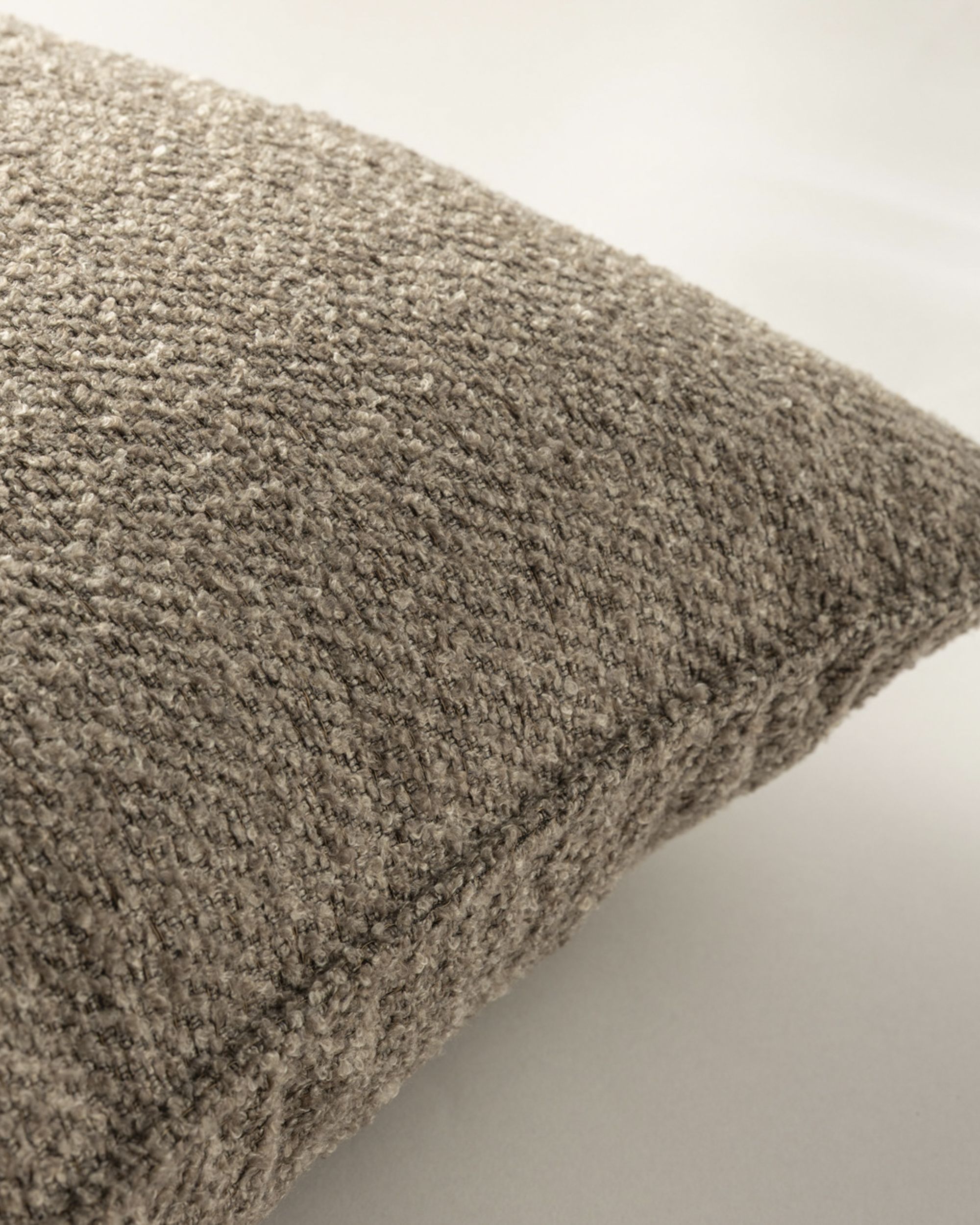 Kissenhülle Gabi mit Paspel Farbe beige Stoff strukturiert