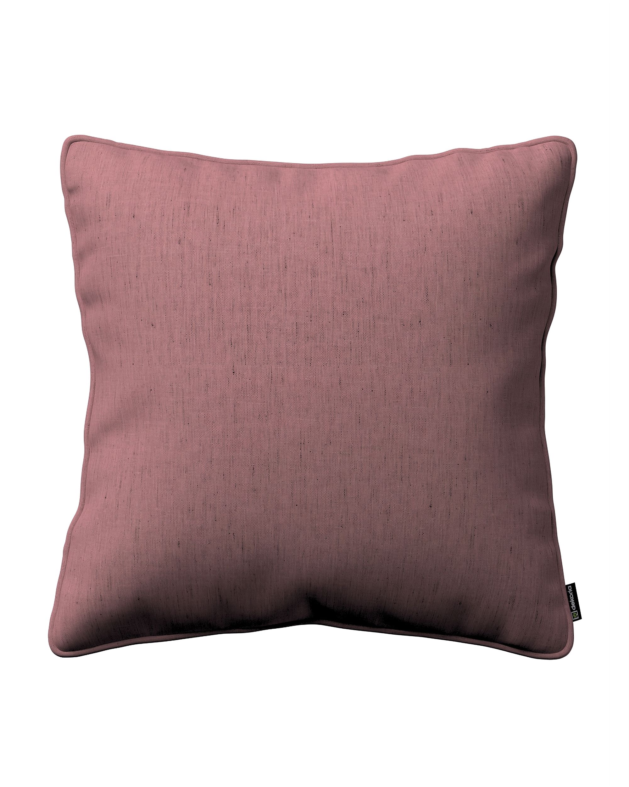 Kissenhülle Gabi mit Paspel Farbe rosa Stoff halbtransparent, strukturiert