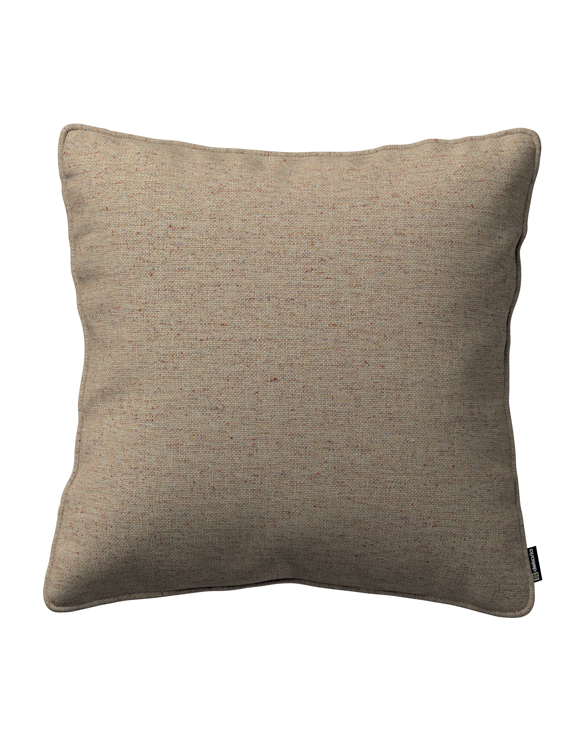 Kissenhülle Gabi mit Paspel Farbe beige Stoff strukturiert