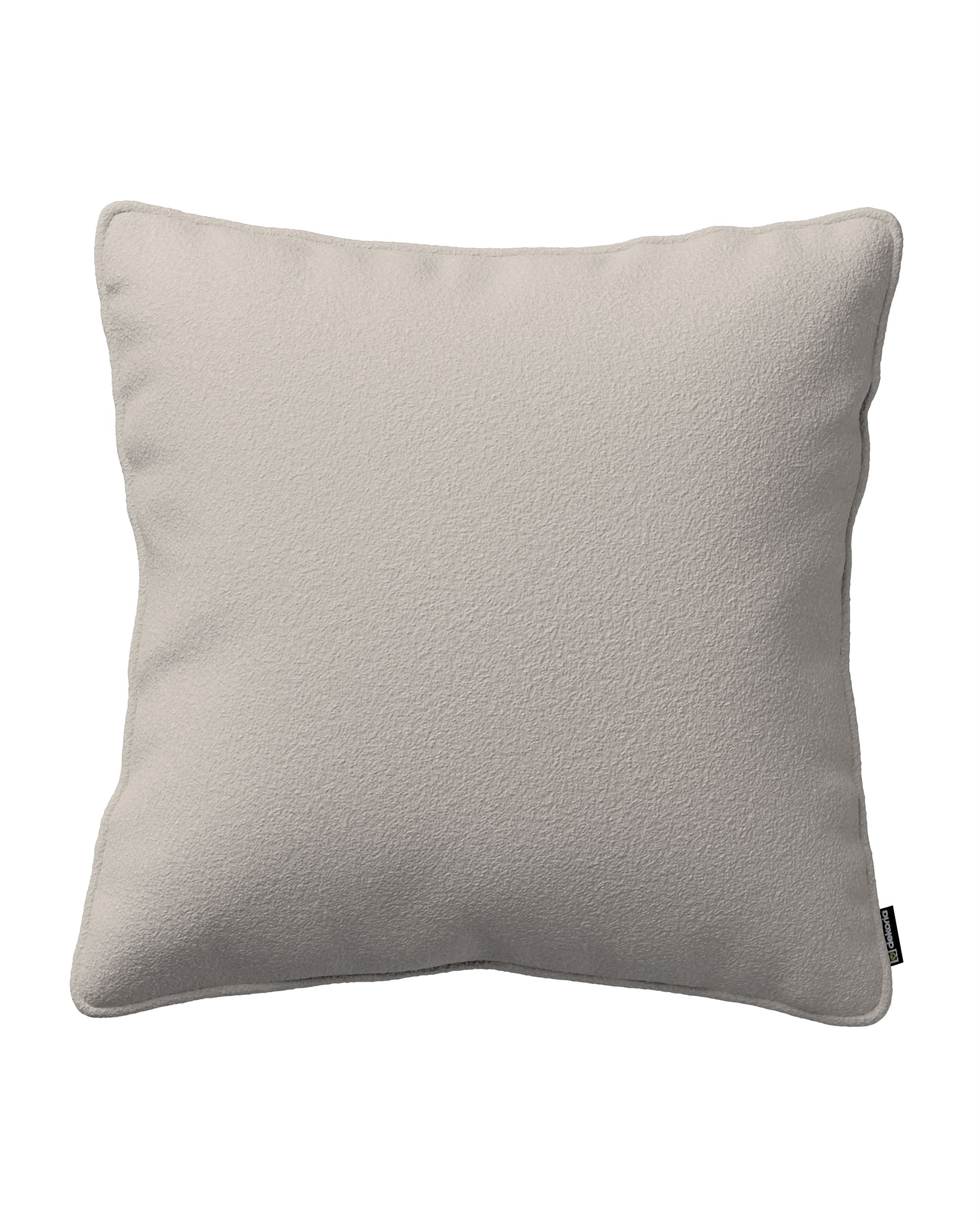Kissenhülle Gabi mit Paspel Farbe beige Stoff strukturiert