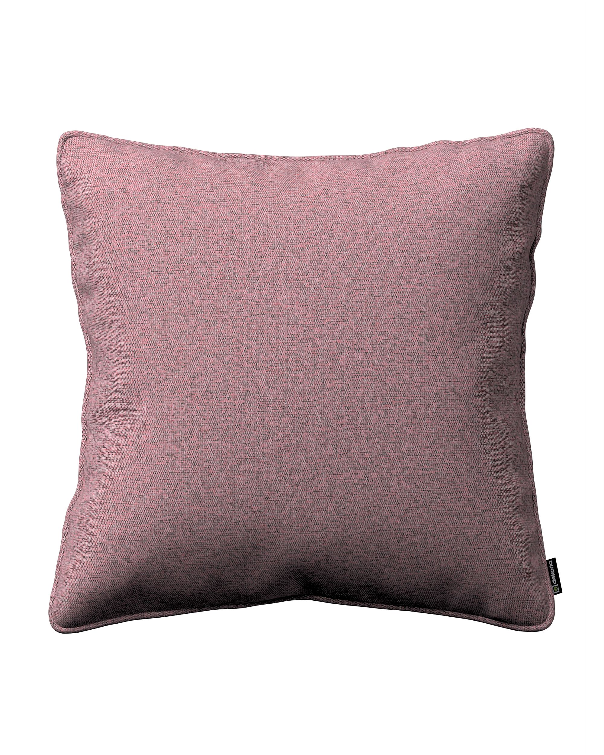 Kissenhülle Gabi mit Paspel Farbe rosa Stoff strukturiert