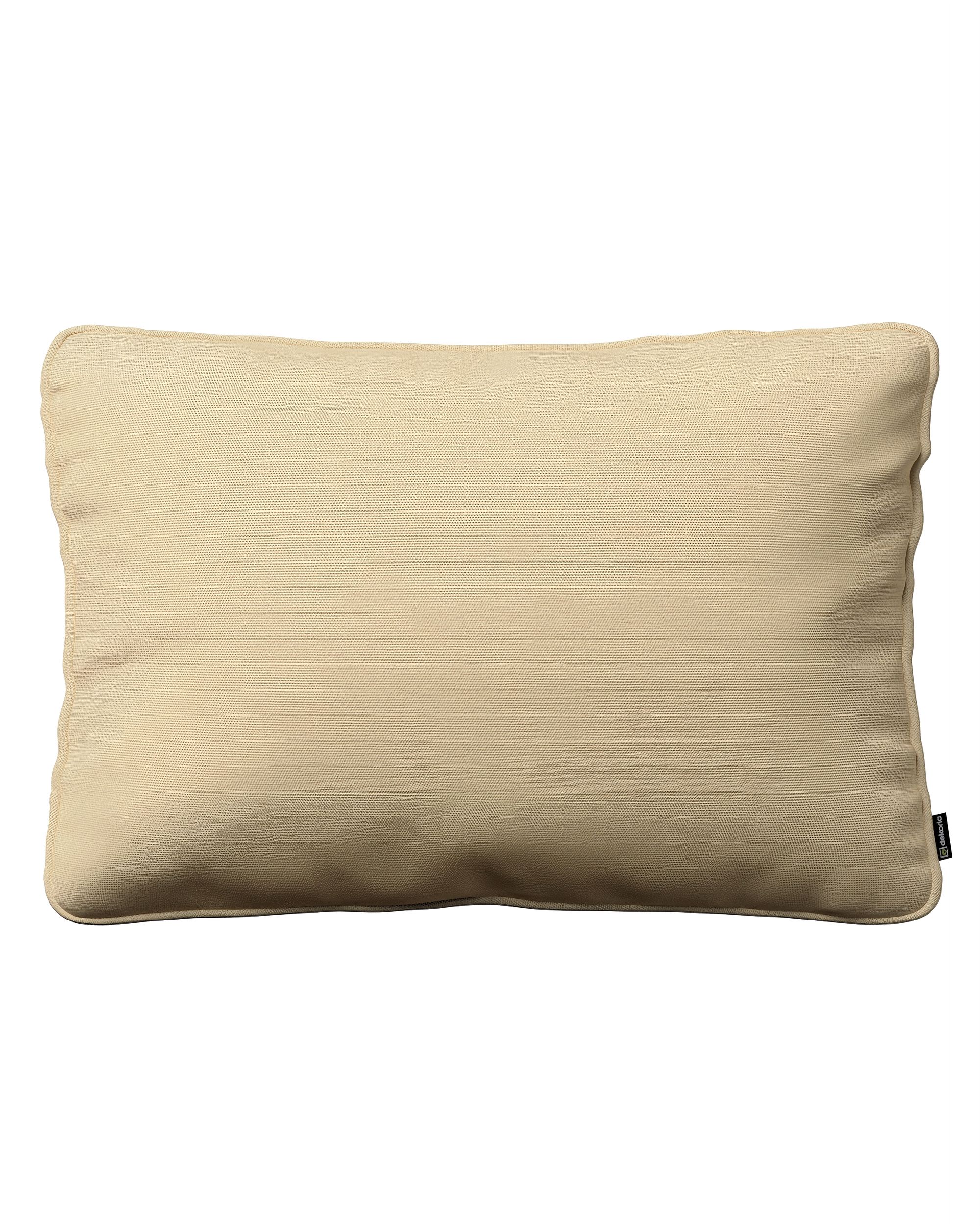 Kissenhülle Gabi mit Paspel 60x40cm Farbe beige