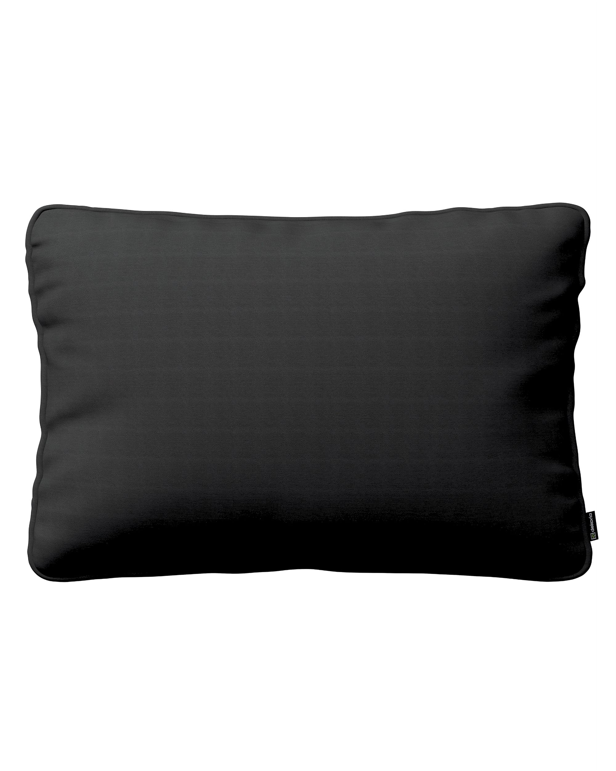 Kissenhülle Gabi mit Paspel 60x40cm Farbe schwarz