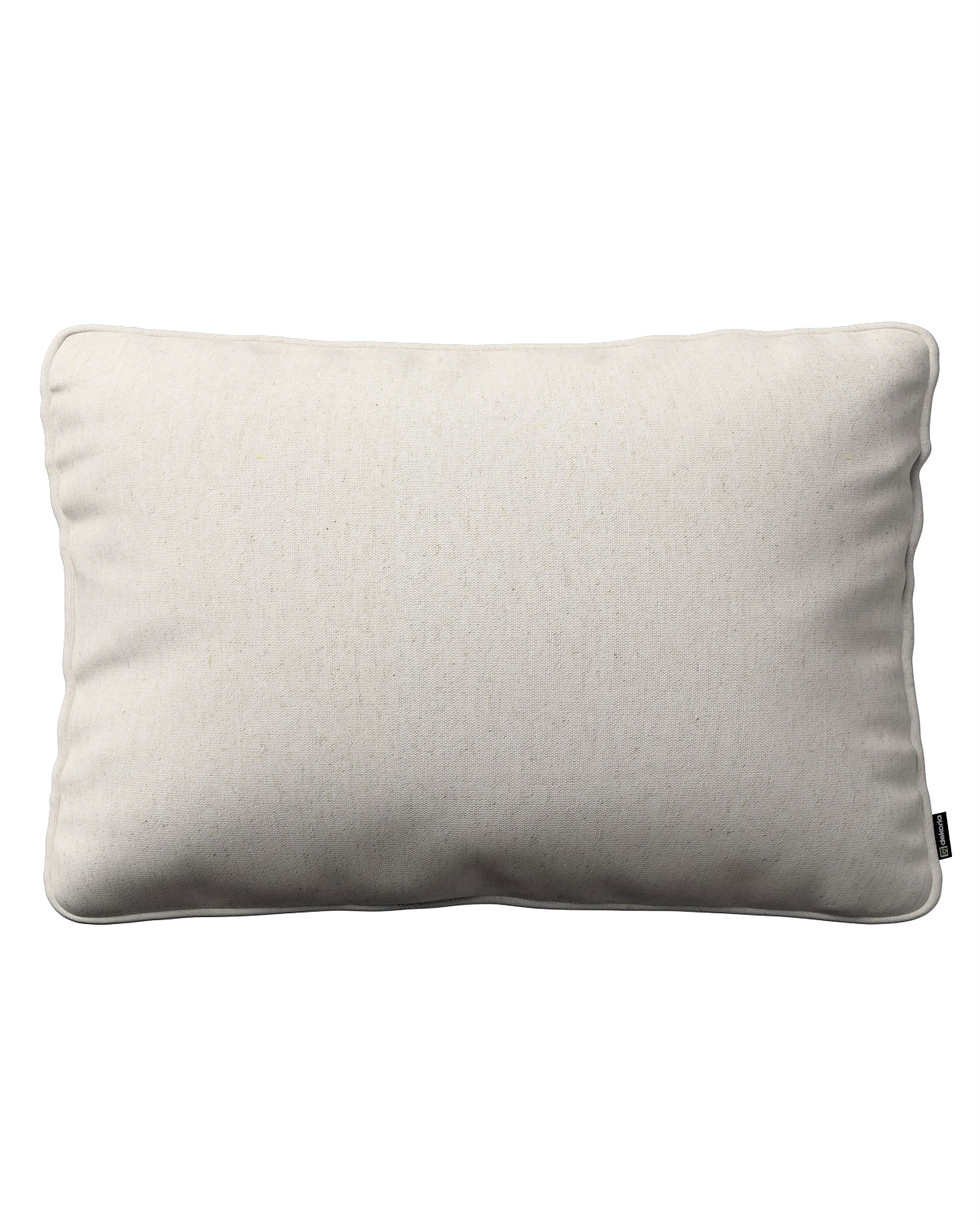 Kissenhülle Gabi mit Paspel 60x40cm Farbe beige