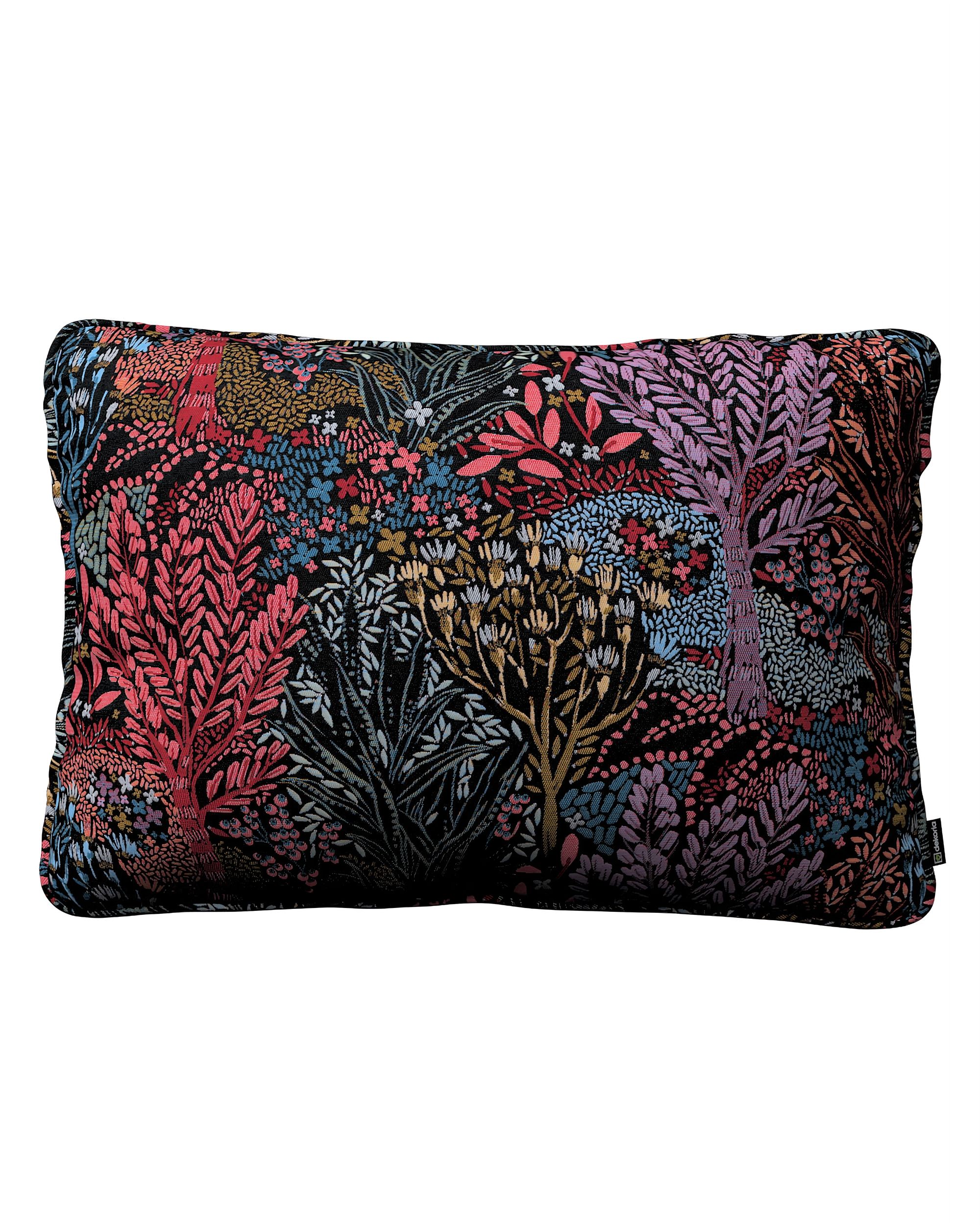 Kissenhülle Gabi mit Paspel 60x40cm Farbe bunt Stoff strukturiert, gemustert