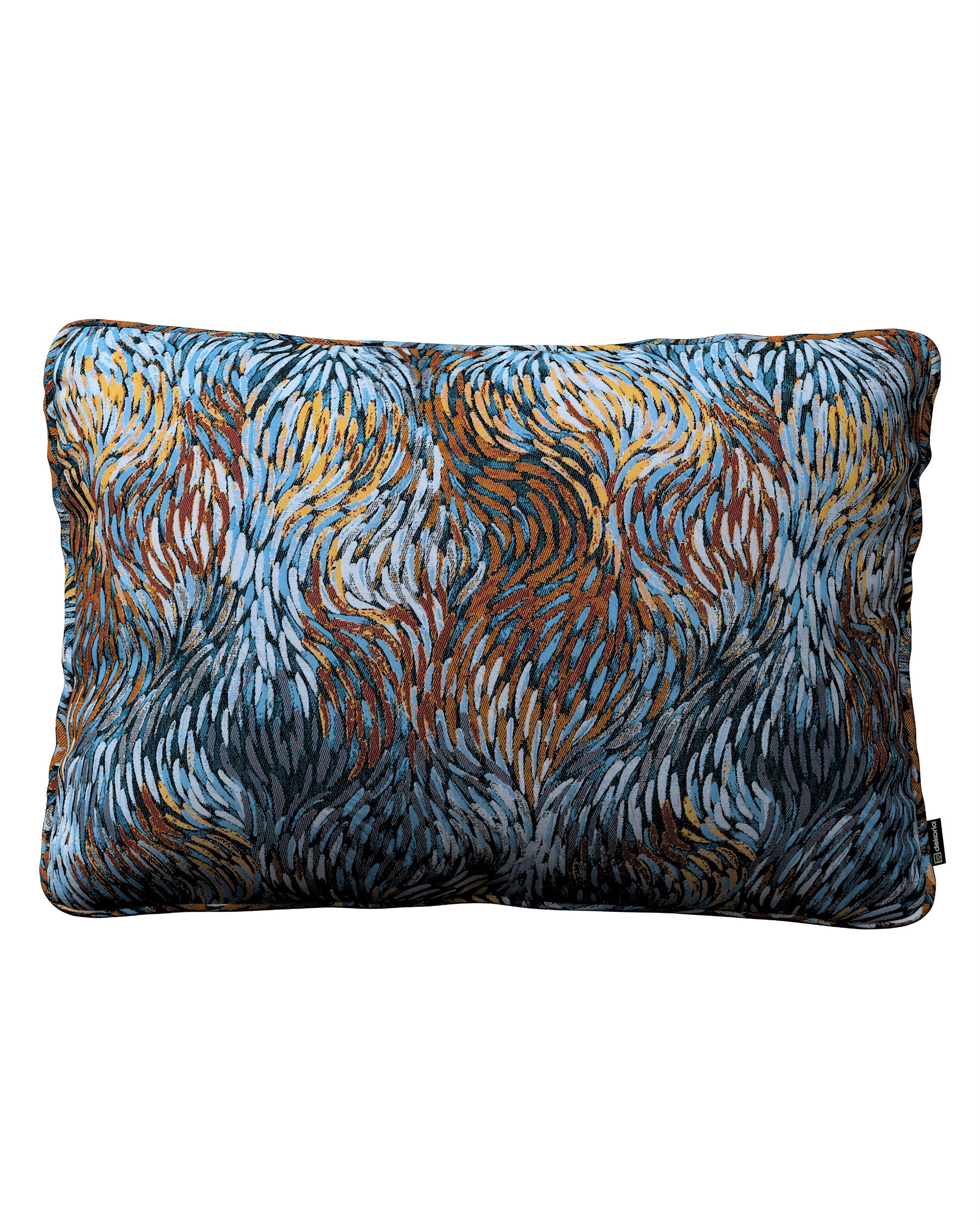 Kissenhülle Gabi mit Paspel 60x40cm Farbe bunt Stoff strukturiert, gemustert