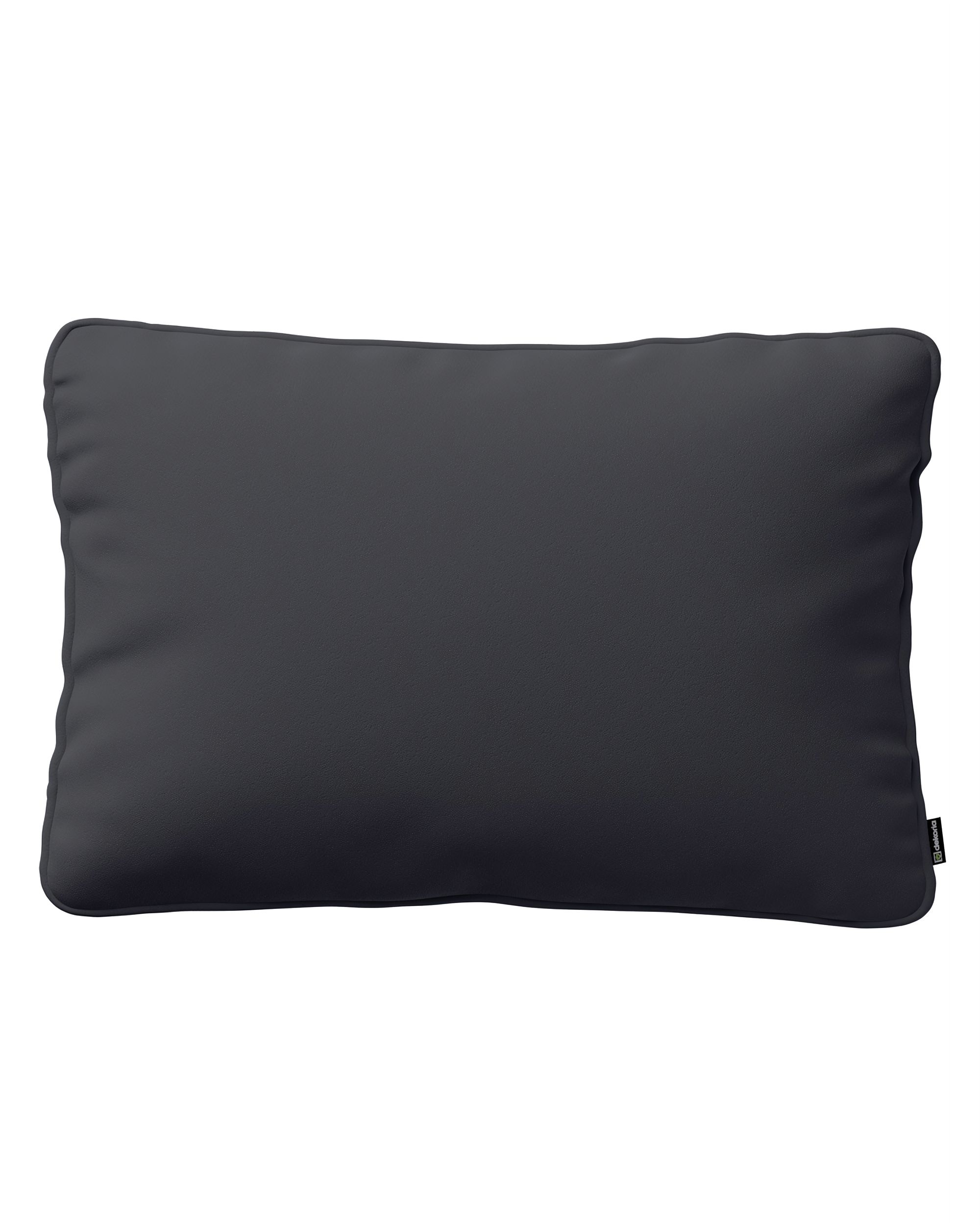 Kissenhülle Gabi mit Paspel 60x40cm Farbe schwarz