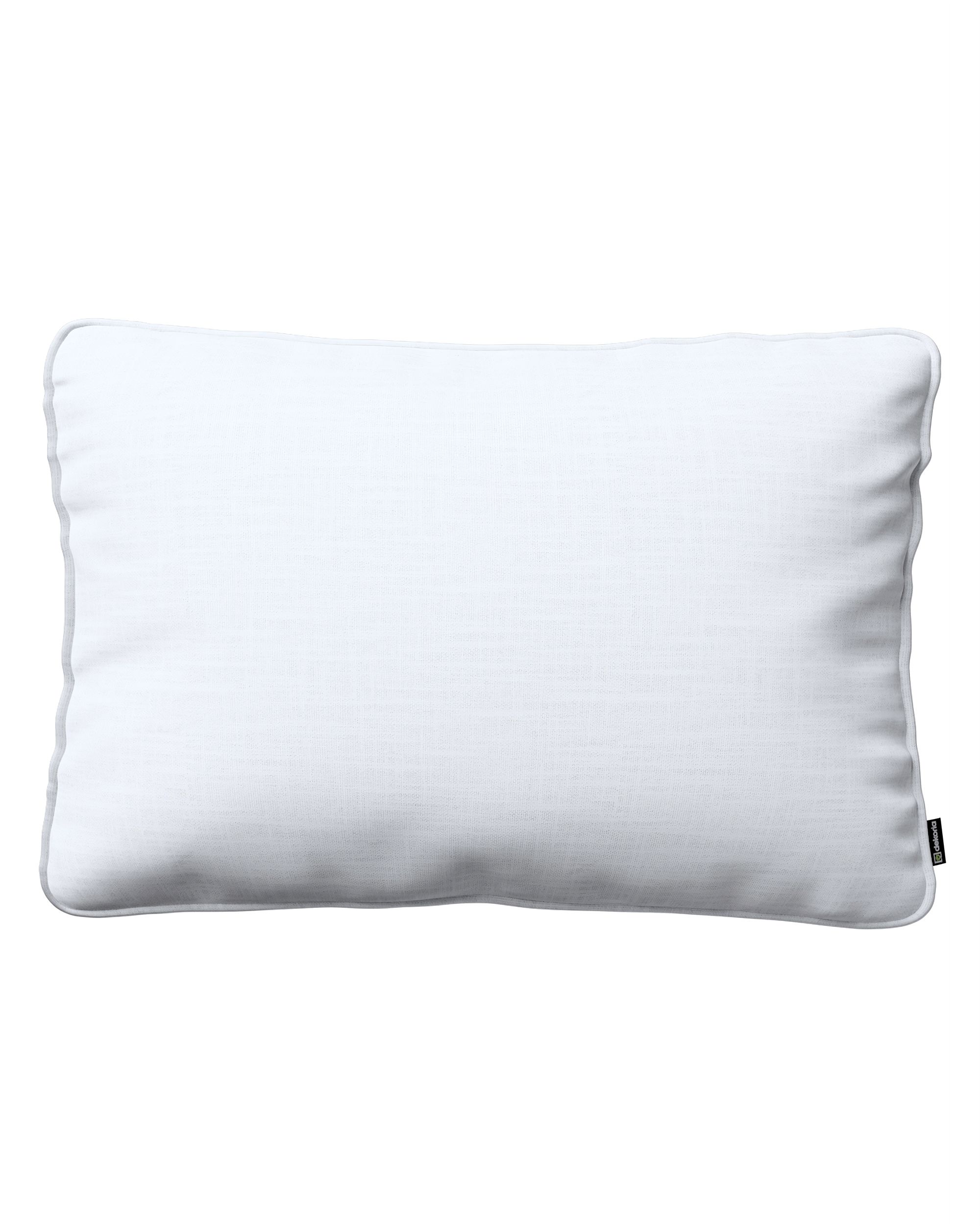 Kissenhülle Gabi mit Paspel 60x40cm Farbe weiß Stoff strukturiert