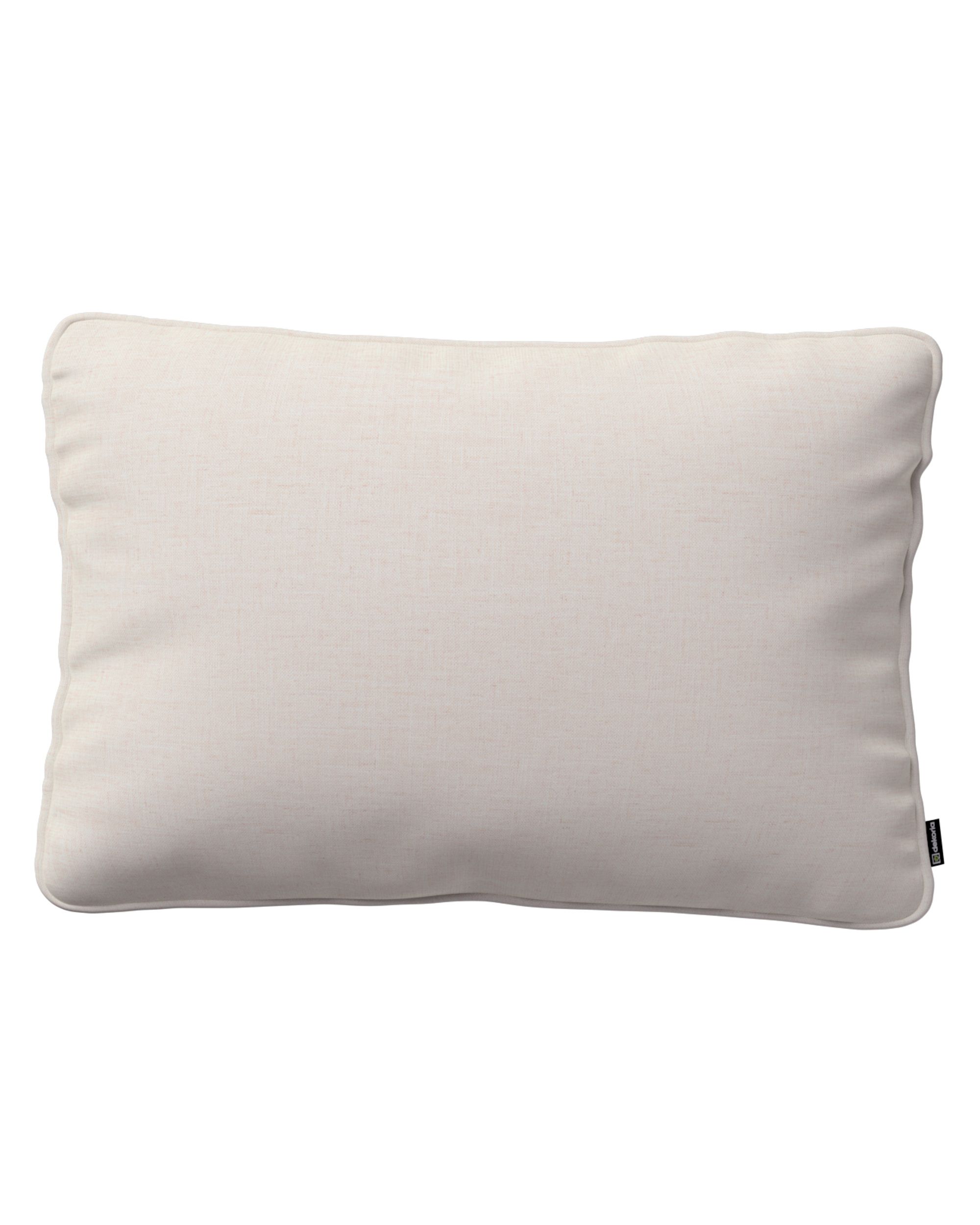 Kissenhülle Gabi mit Paspel 60x40cm Farbe creme Stoff strukturiert