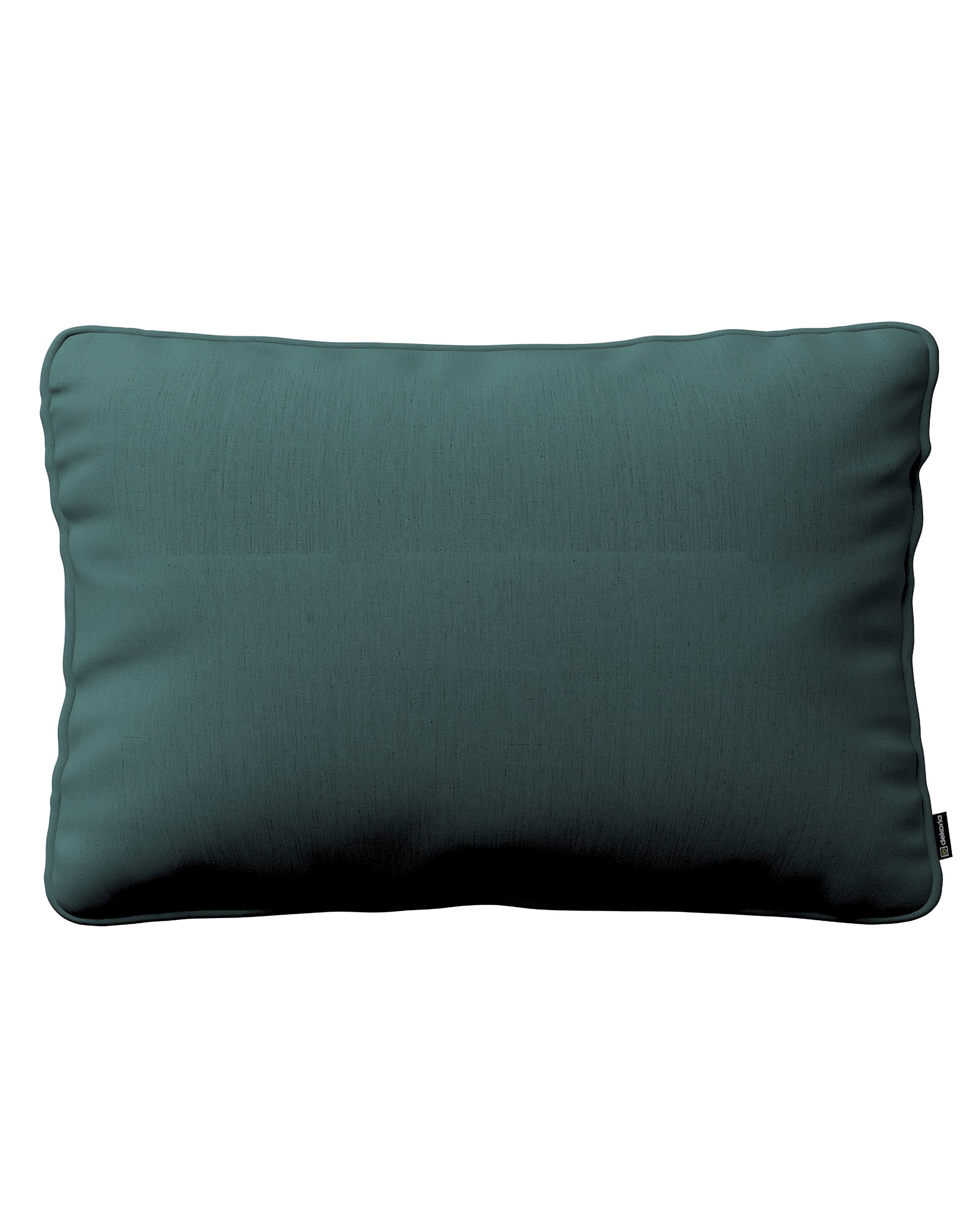 Kissenhülle Gabi mit Paspel 60x40cm Farbe grün Stoff halbtransparent, strukturiert