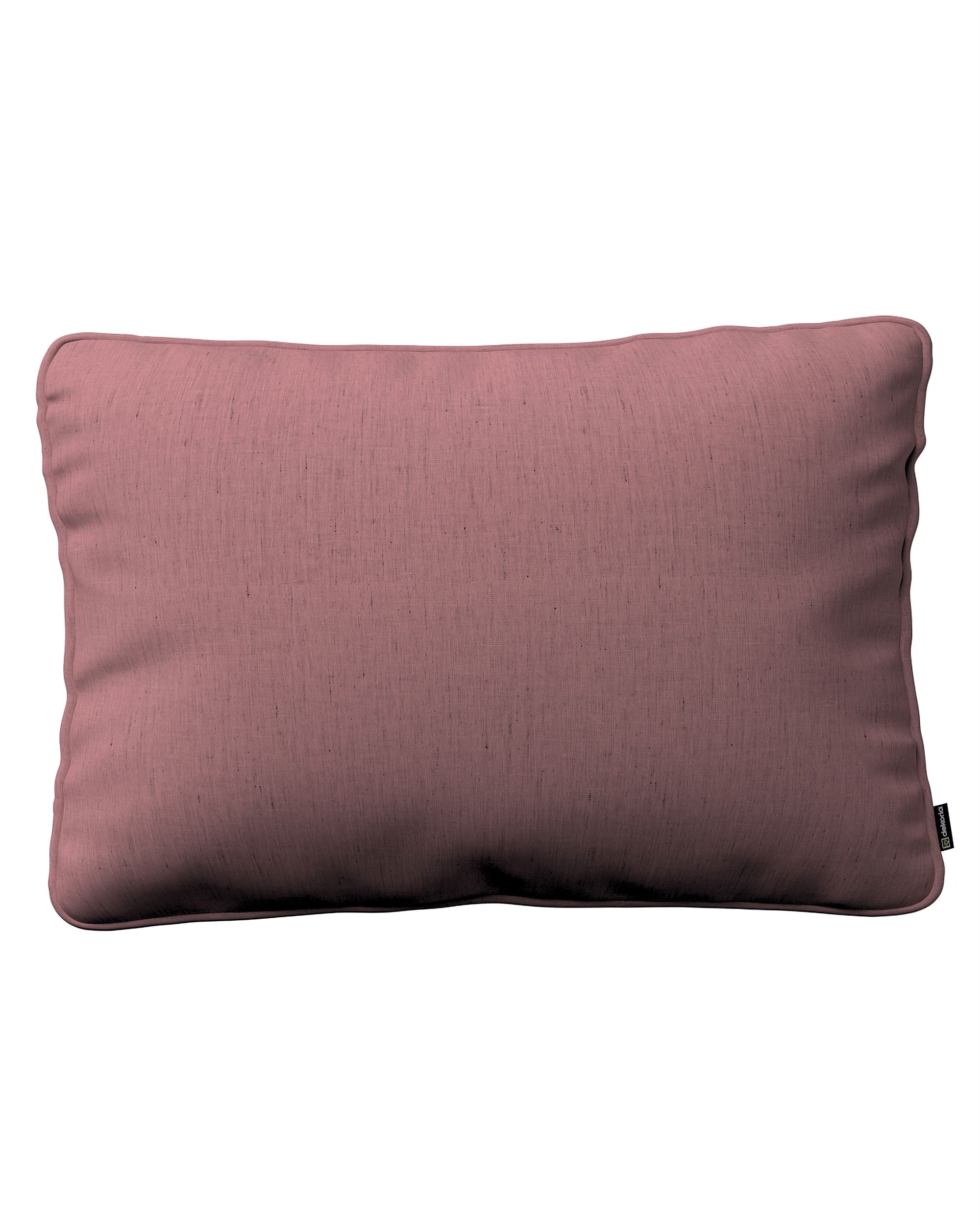 Kissenhülle Gabi mit Paspel 60x40cm Farbe rosa Stoff halbtransparent, strukturiert