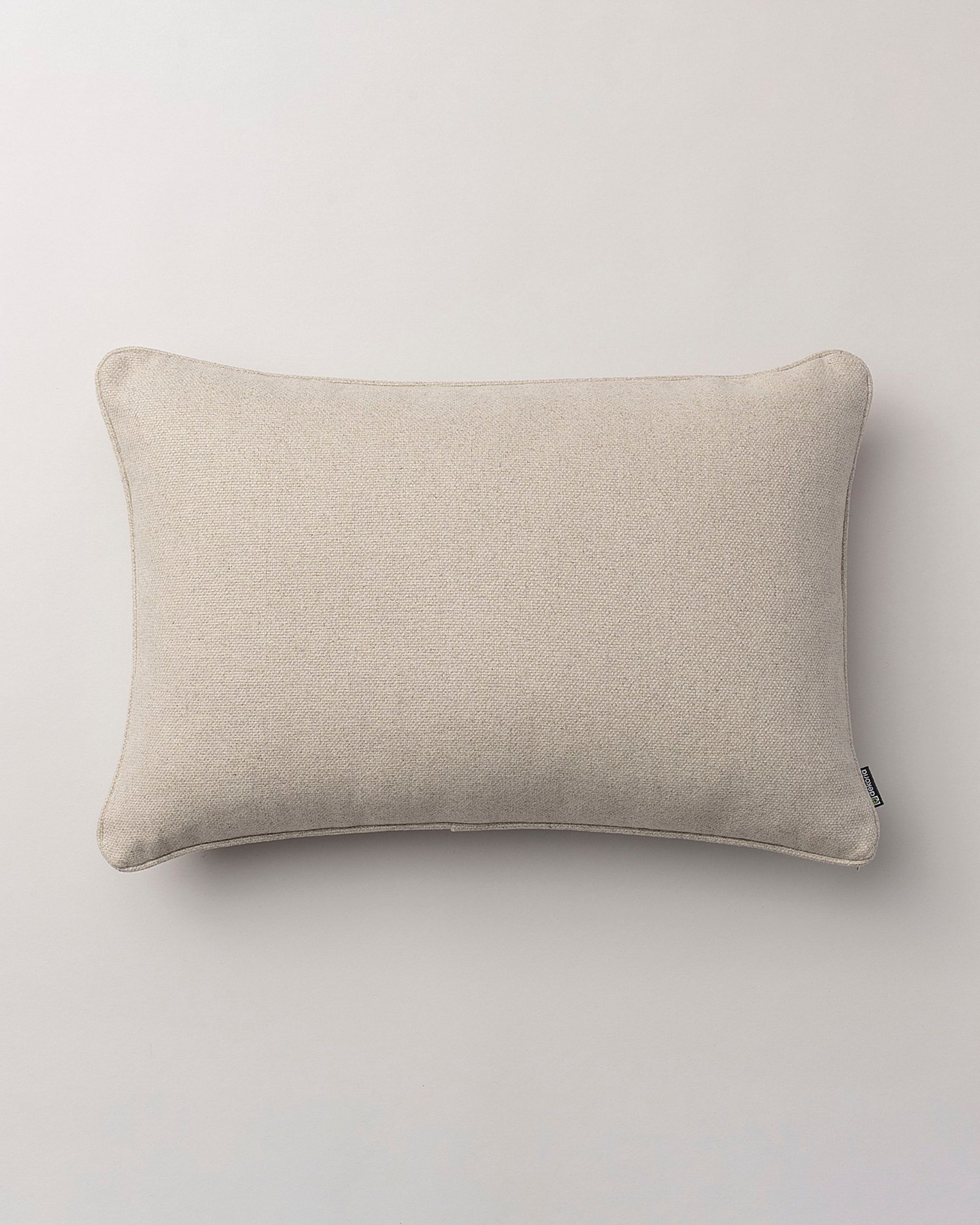Kissenhülle Gabi mit Paspel 60x40cm Farbe beige Stoff strukturiert