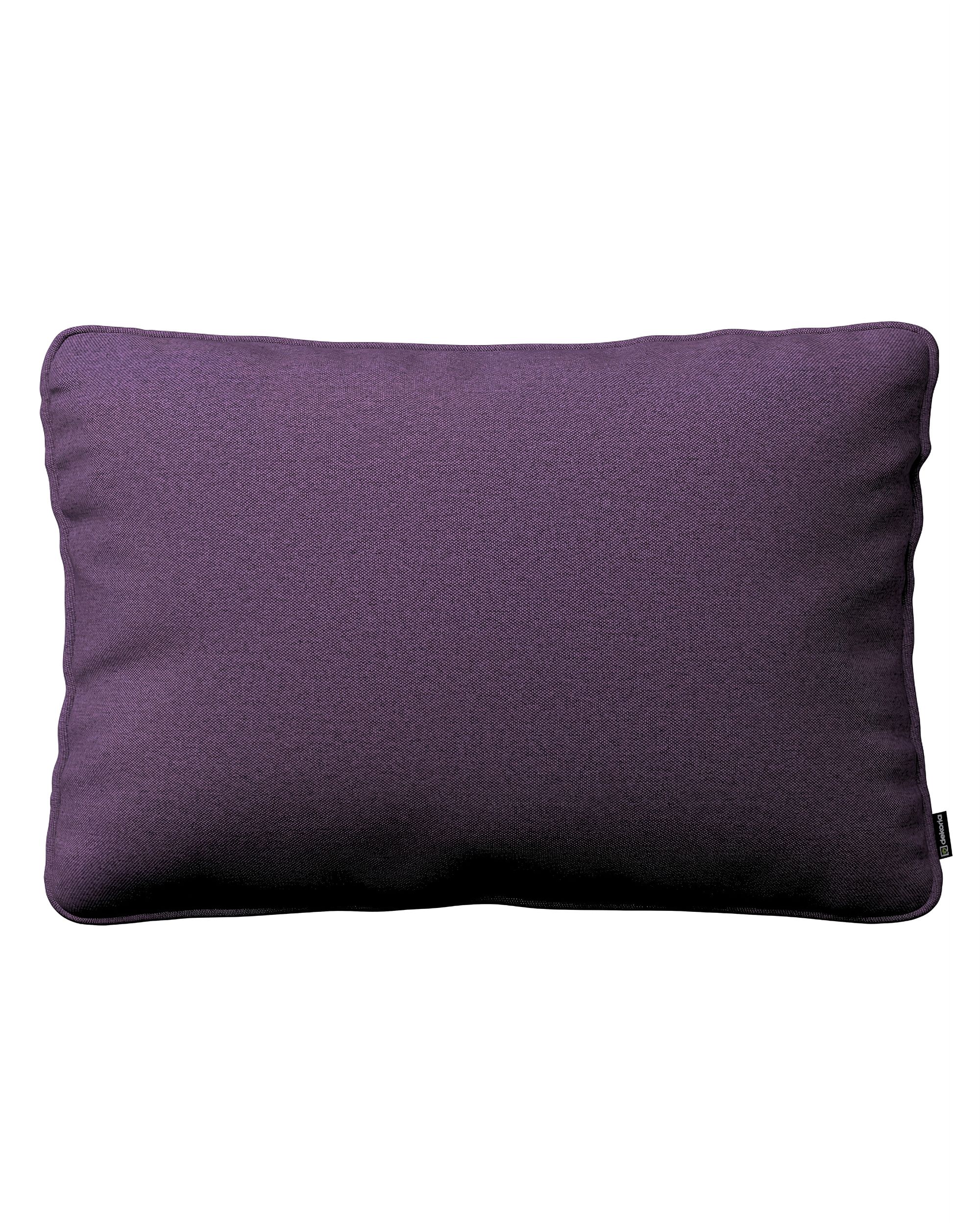 Kissenhülle Gabi mit Paspel 60x40cm Farbe violett Stoff strukturiert