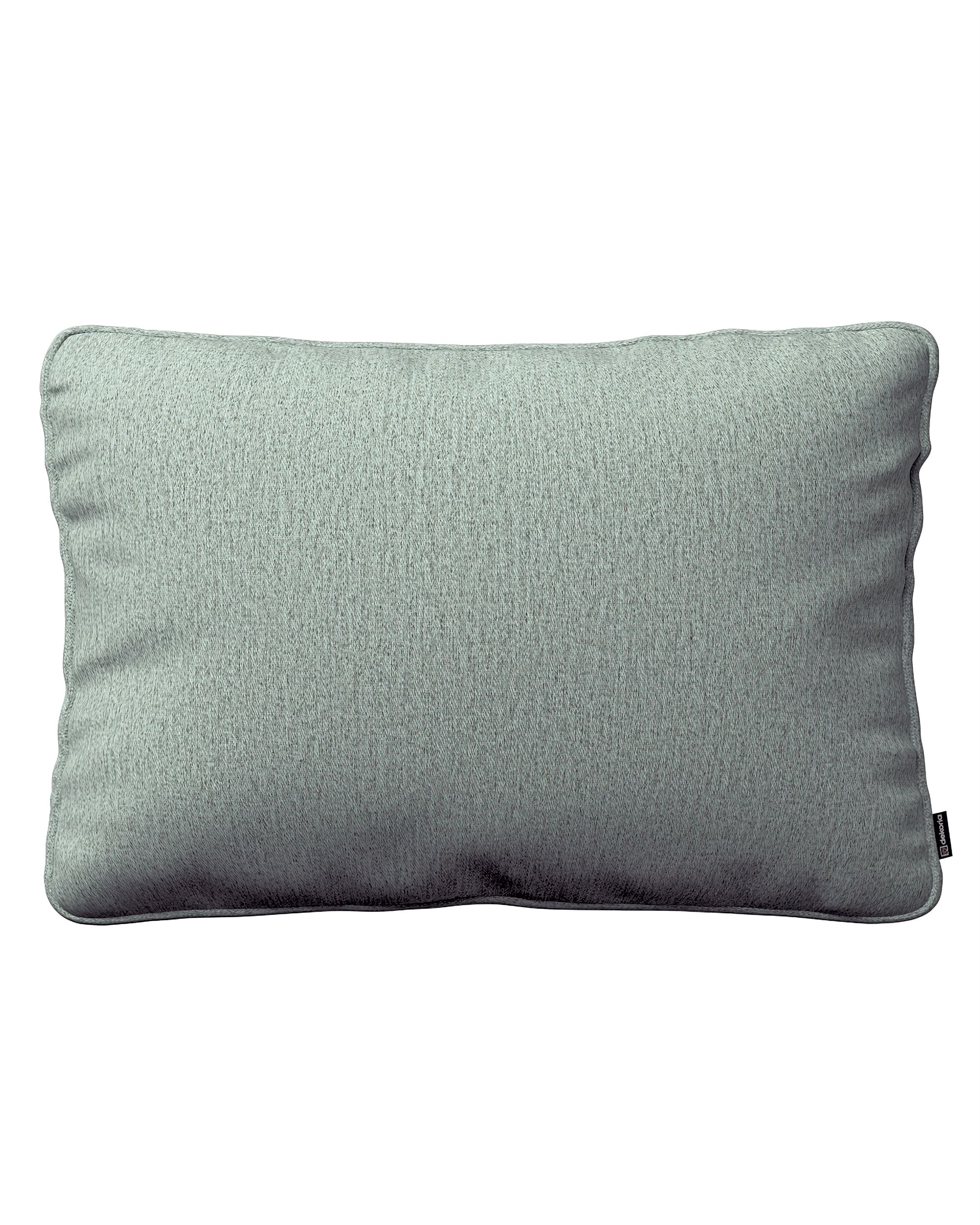 Kissenhülle Gabi mit Paspel 60x40cm Farbe grün Stoff strukturiert