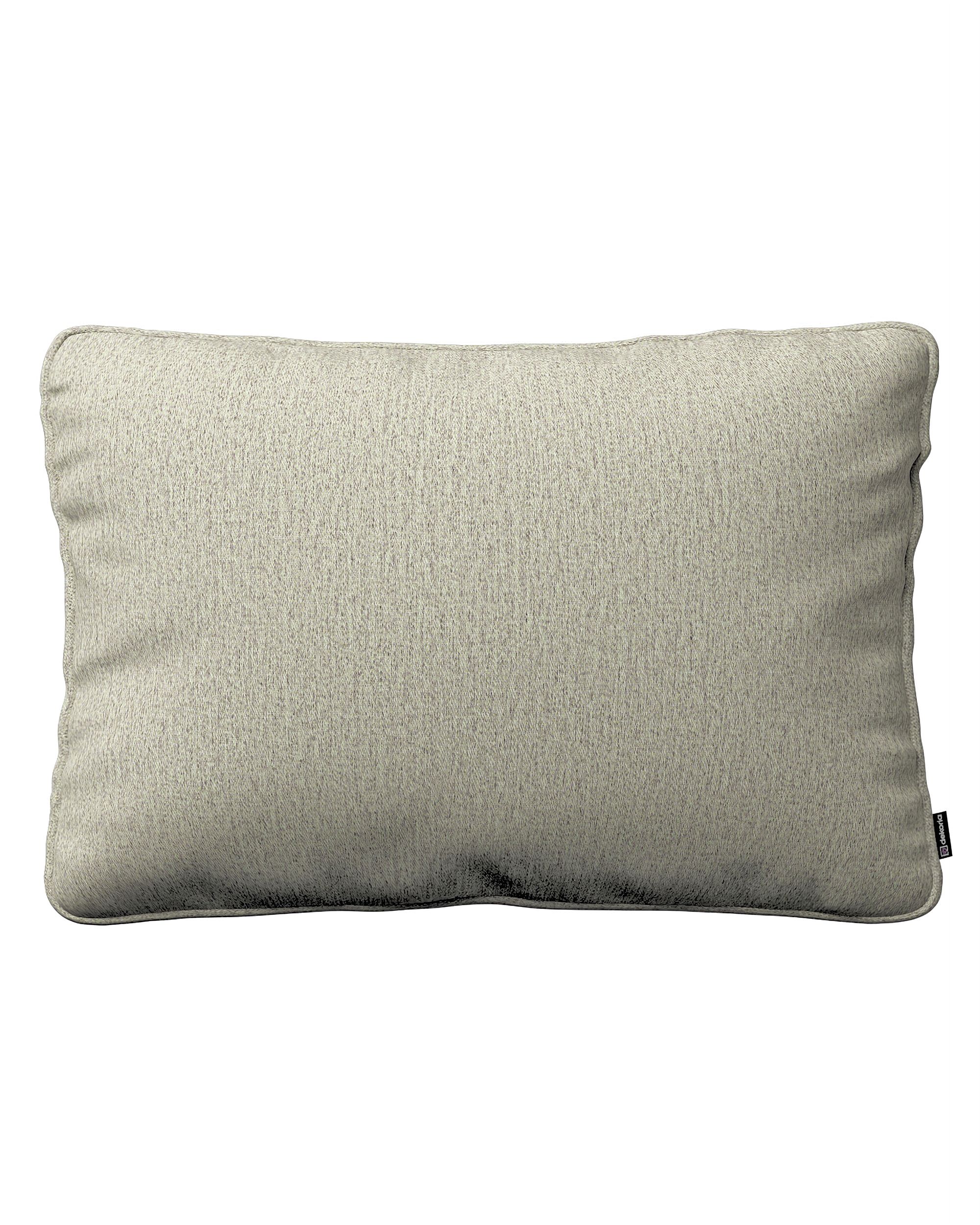 Kissenhülle Gabi mit Paspel 60x40cm Farbe beige Stoff strukturiert