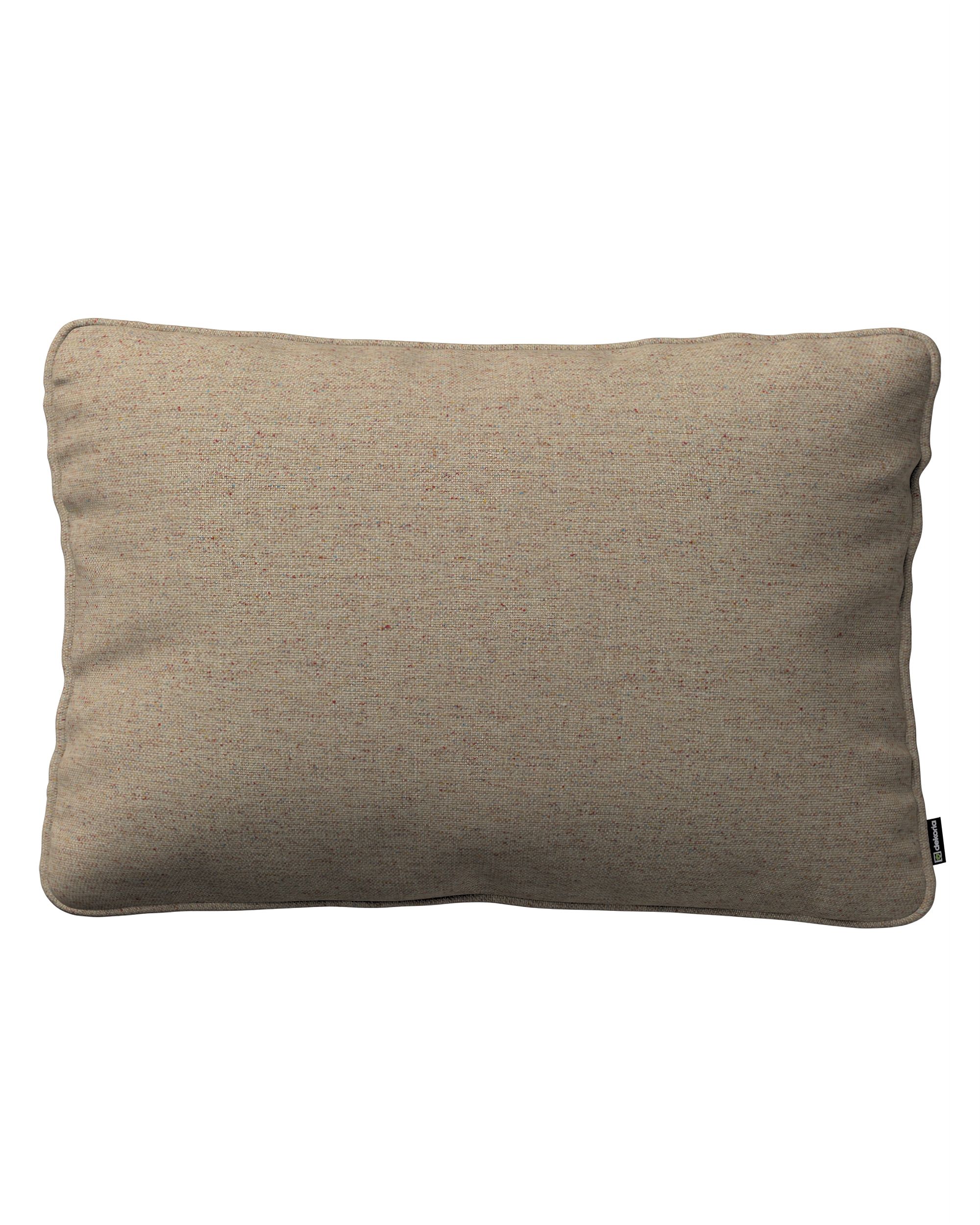 Kissenhülle Gabi mit Paspel 60x40cm Farbe beige Stoff strukturiert