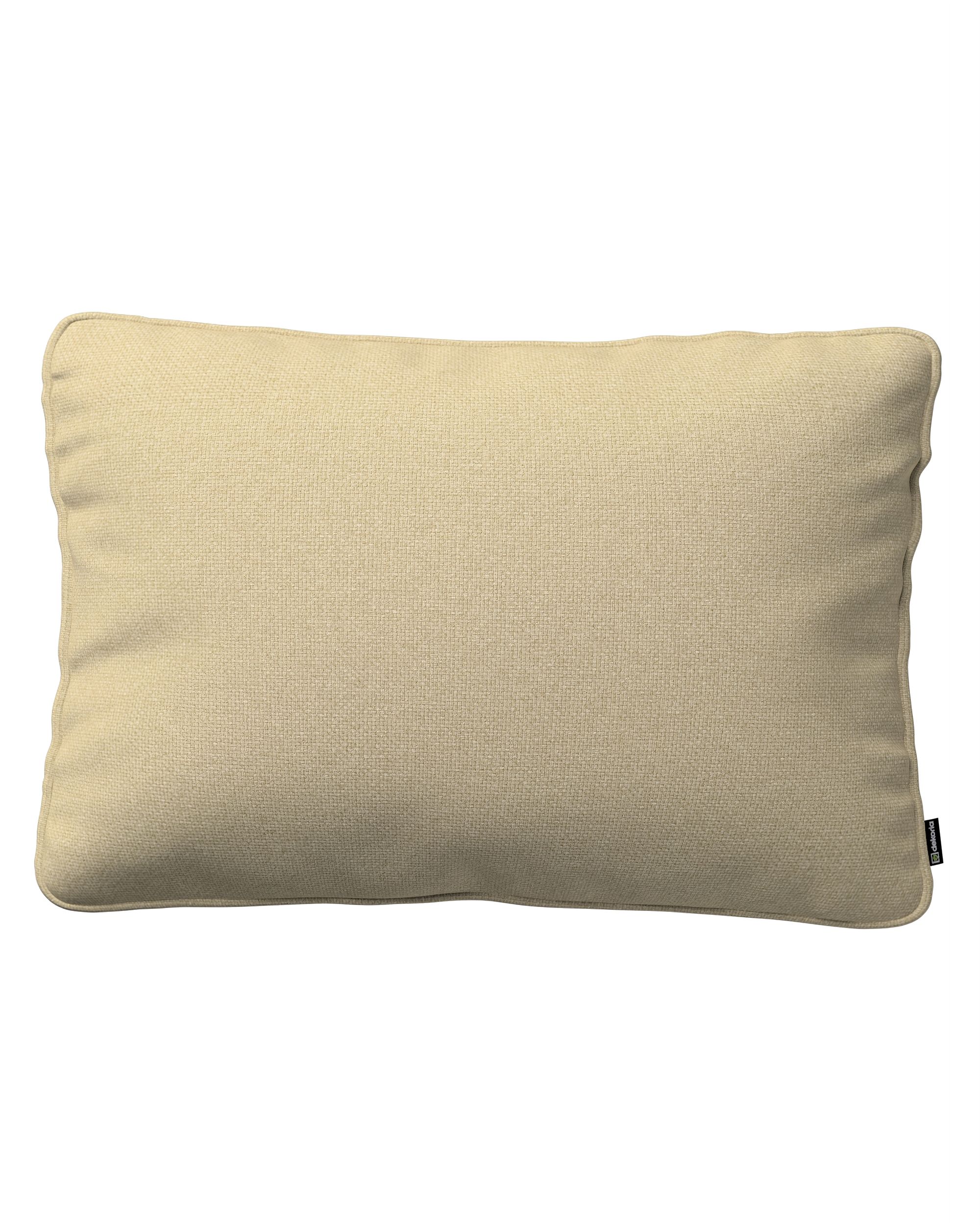 Kissenhülle Gabi mit Paspel 60x40cm Farbe grün Stoff strukturiert
